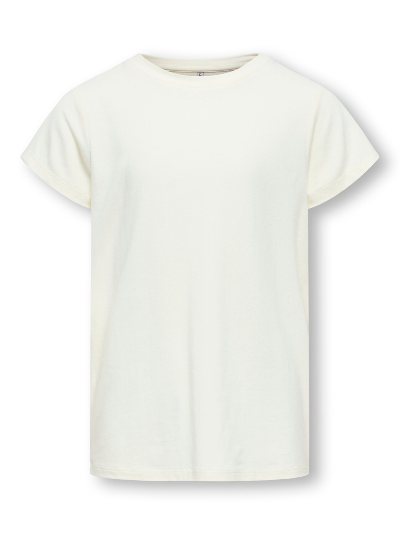 ONLY O-hals t-shirt -Cloud Dancer - 15338113