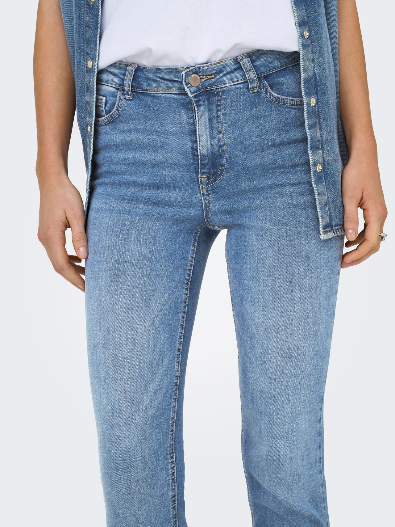 Jdy Fina Mw Skinny enkels, JNS Med Bluenoos, blauw (medium blue denim), (XS) W x 32L Jdy Fina Mw Skinny enkels, JNS Med Bluenoos, blauw (medium blue denim), (XS) W x 32L