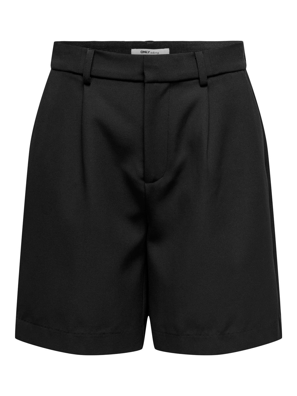 ONLY Classic tailored shorts -Black - 15338287