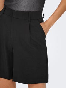 ONLY Classic tailored shorts -Black - 15338287