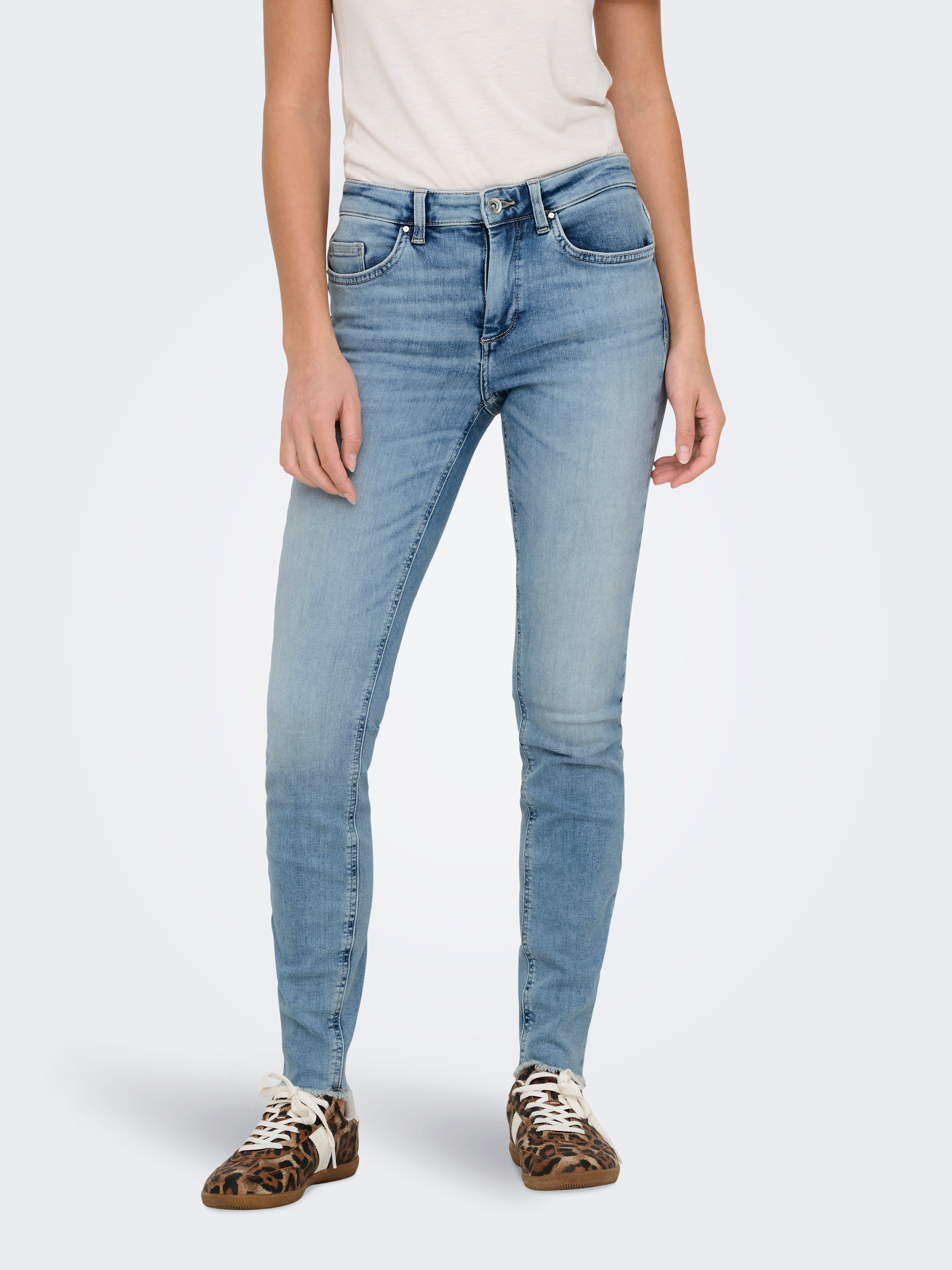 Onlblush Mittlere Taille Skinny Fit Jeans