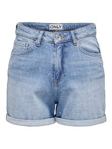 ONLY Regular fit Shorts -Light Blue Denim - 15338323