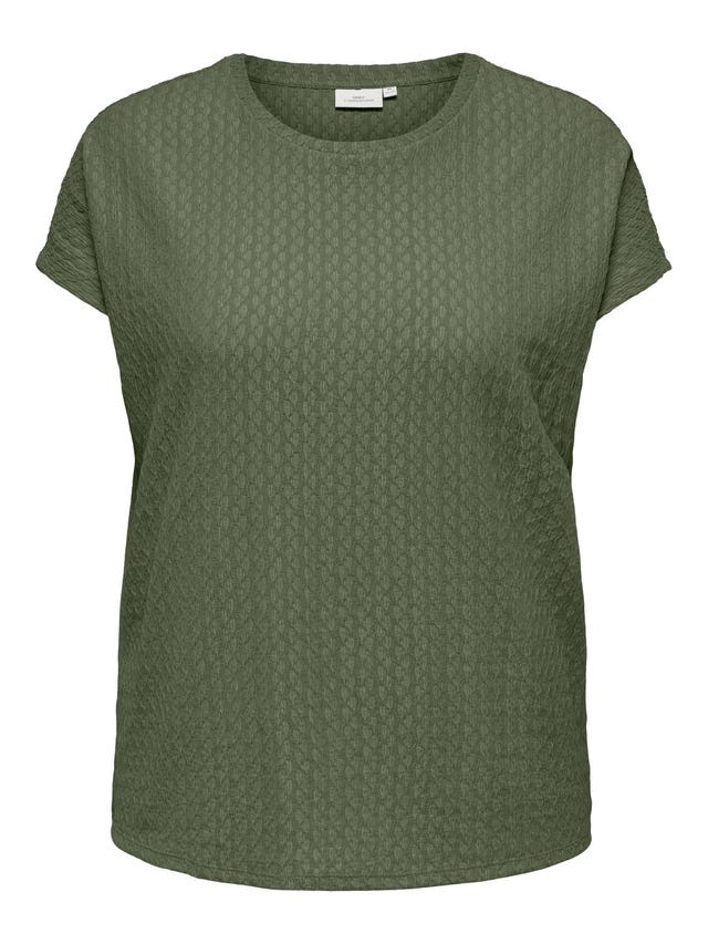 ONLY Curvy o-neck t-shirt - 15338356