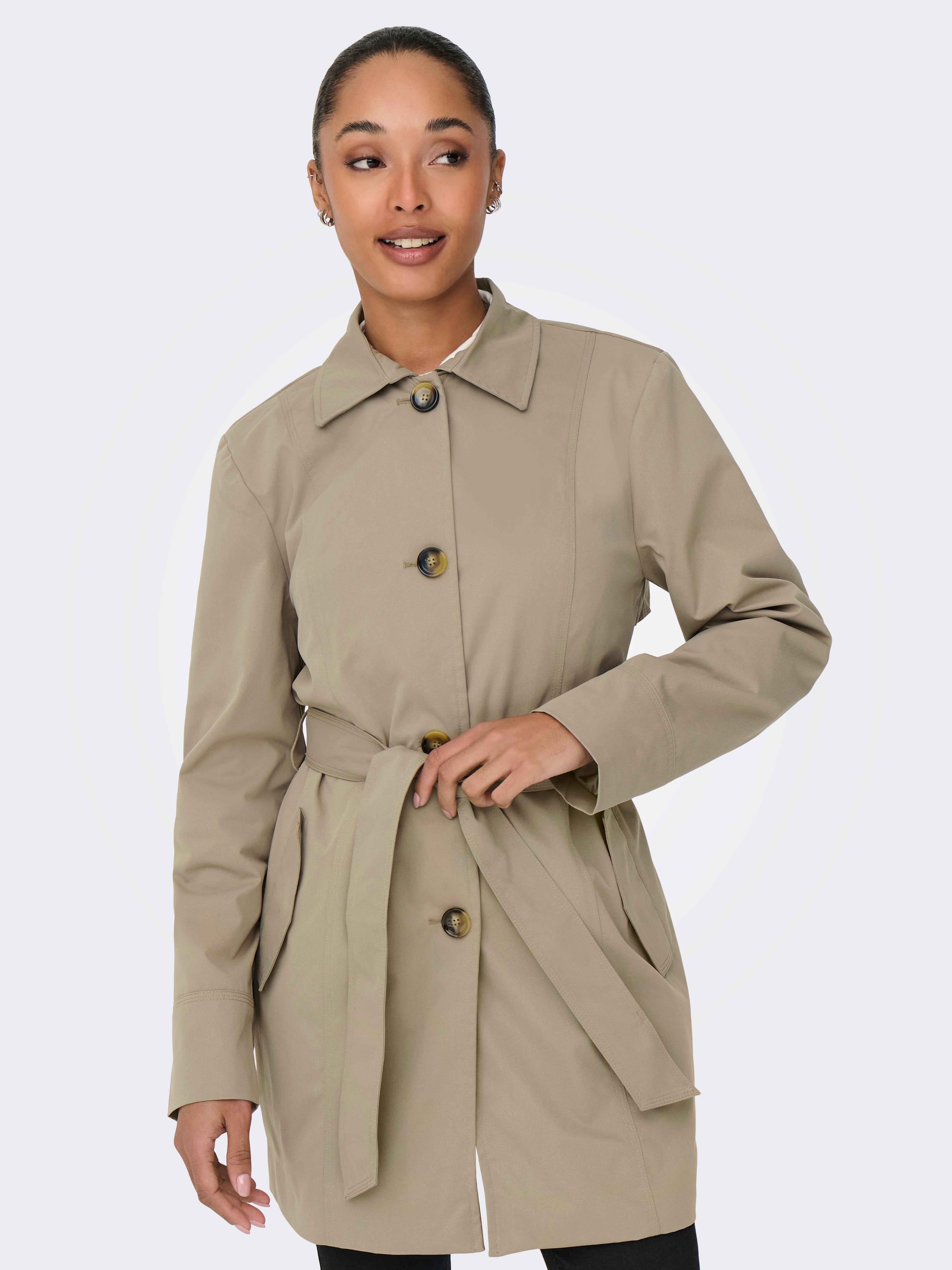 JDYISADORA Trench coat Marron moyen ONLY® - Main Image