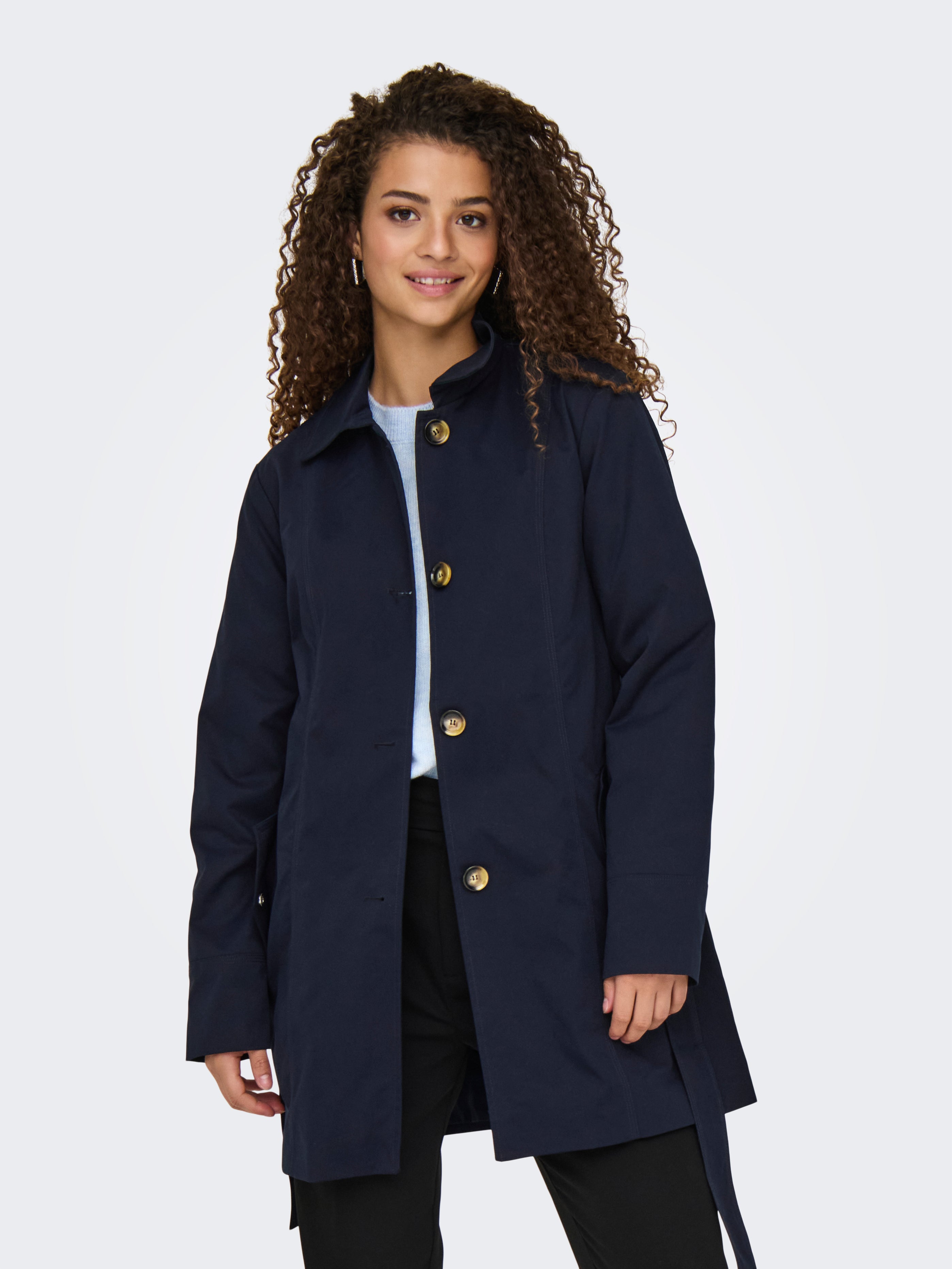 JDYISADORA Trenchcoat | Dark Blue | ONLY®