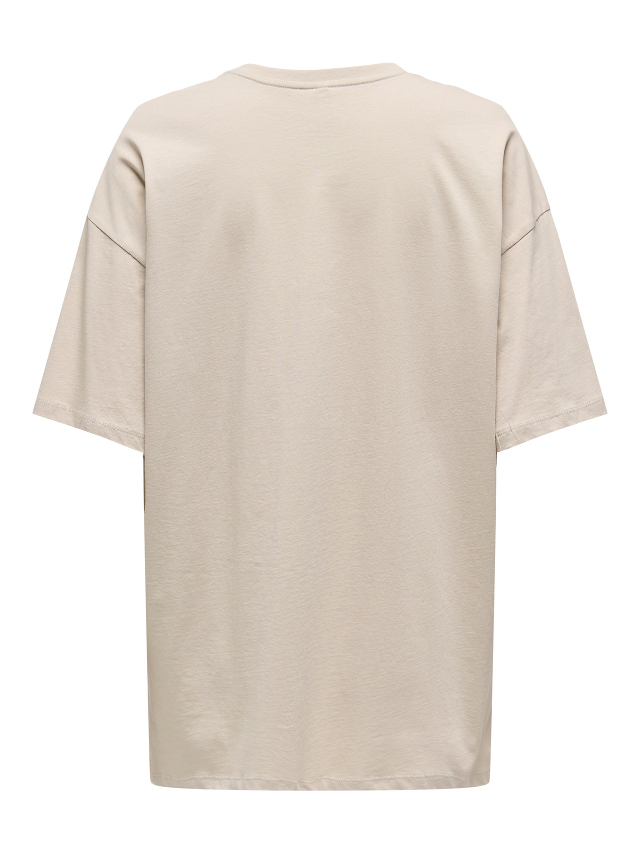 ONLY Oversized fit O-hals Verlaagde schoudernaden T-shirts -Silver Lining - 15338540