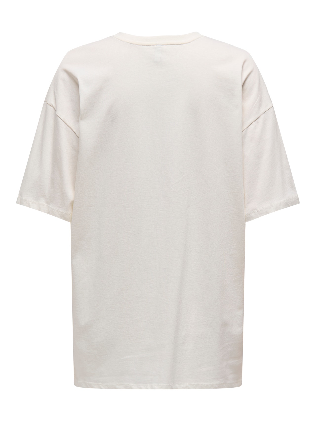 ONLY Oversize printet t-shirt -Cloud Dancer - 15338540
