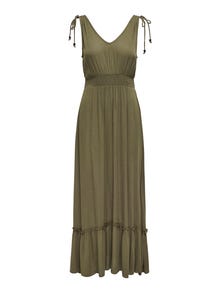 ONLY Regular Fit V-Neck Midi dress -Kalamata - 15338545