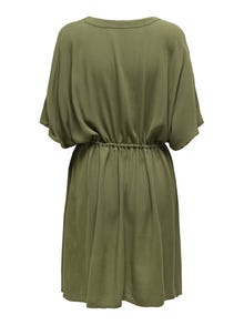 ONLY Normal geschnitten V-Ausschnitt Kurzes Kleid -Kalamata - 15338549