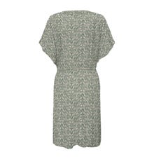 ONLY Normal geschnitten V-Ausschnitt Kurzes Kleid -Hedge Green - 15338549