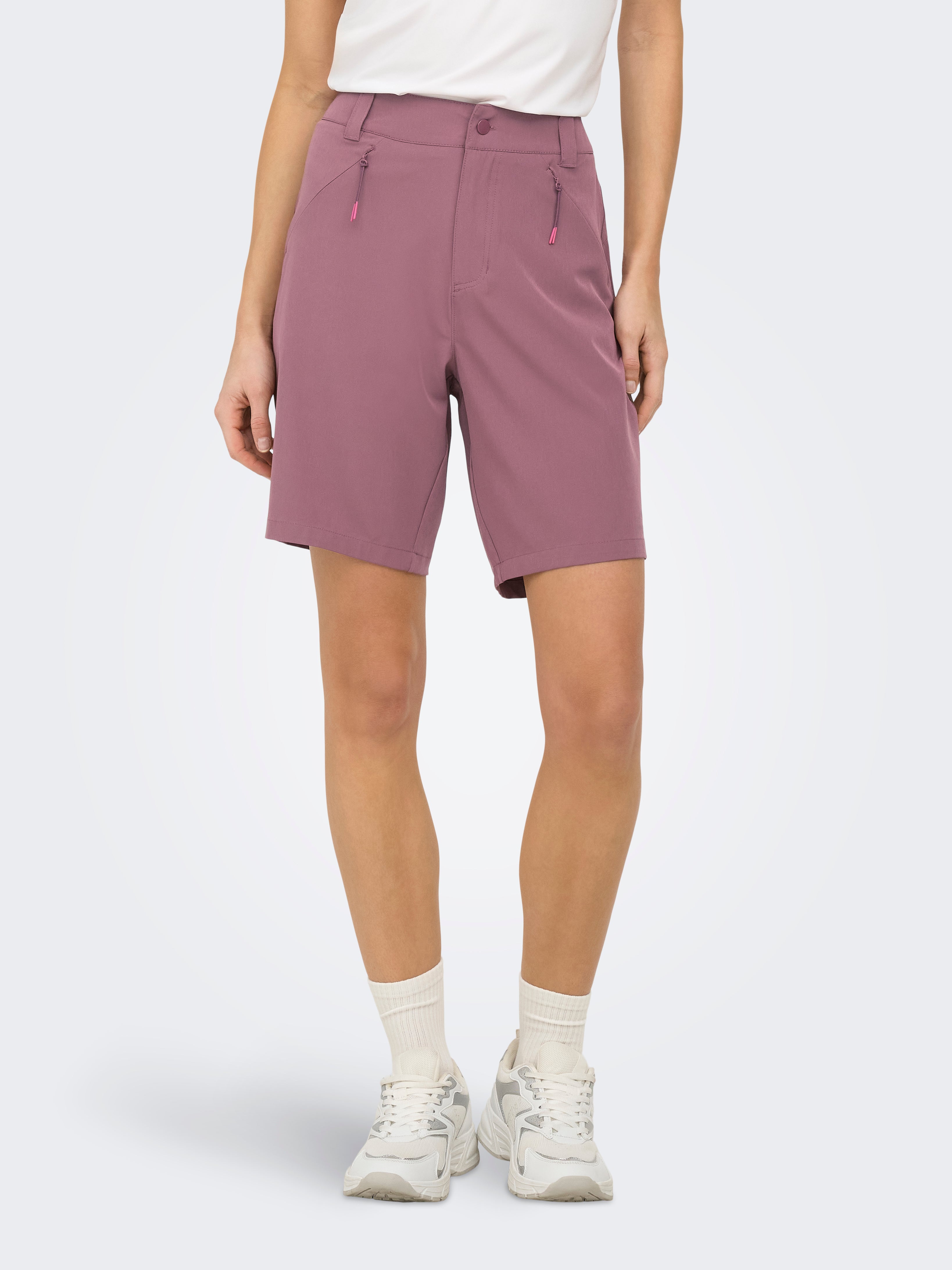 Onpwalk Hohe Taille Normal Geschnitten Shorts