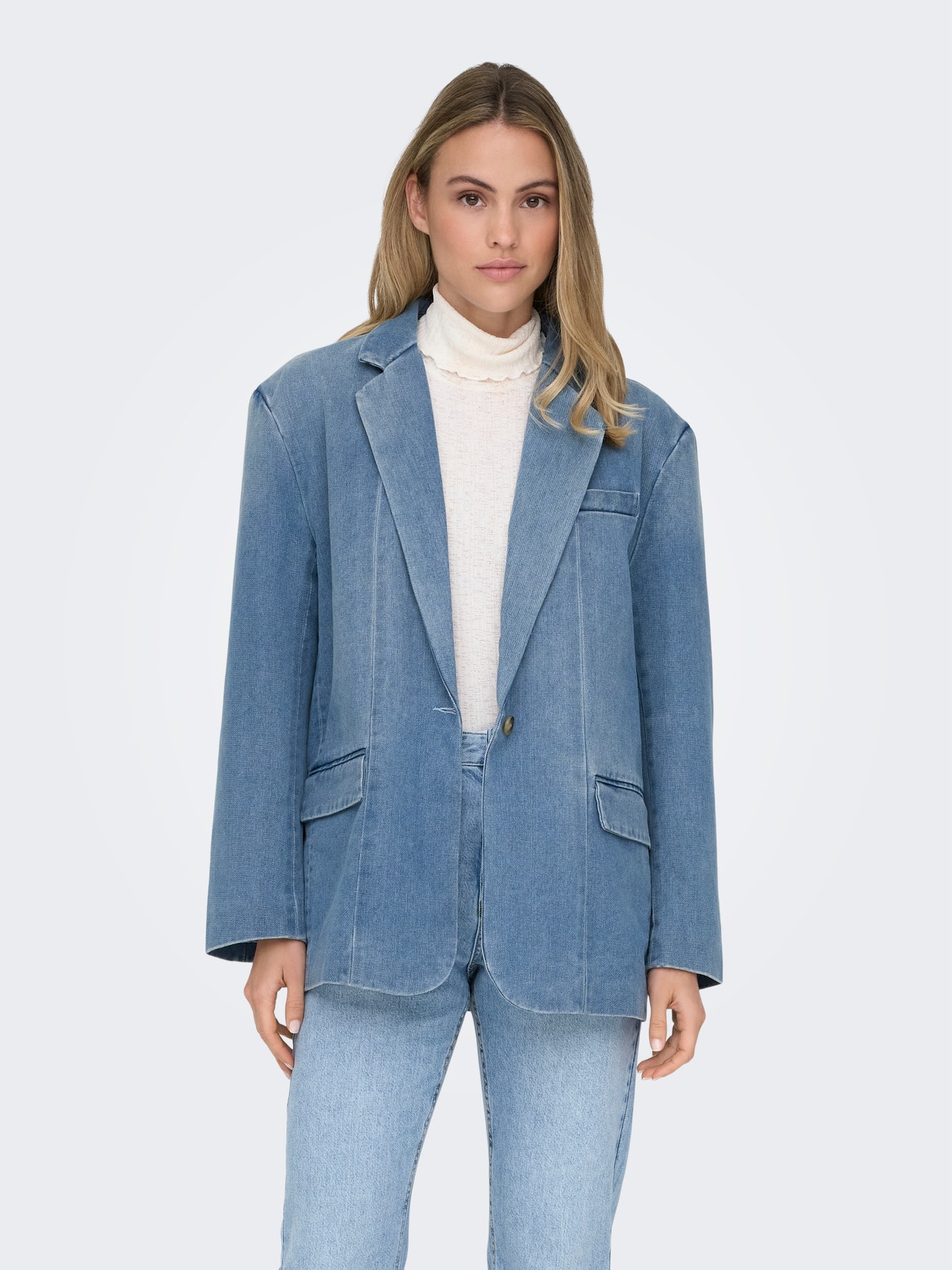 ONLY ONLCORY Švarkas -Light Blue Denim - 15338592