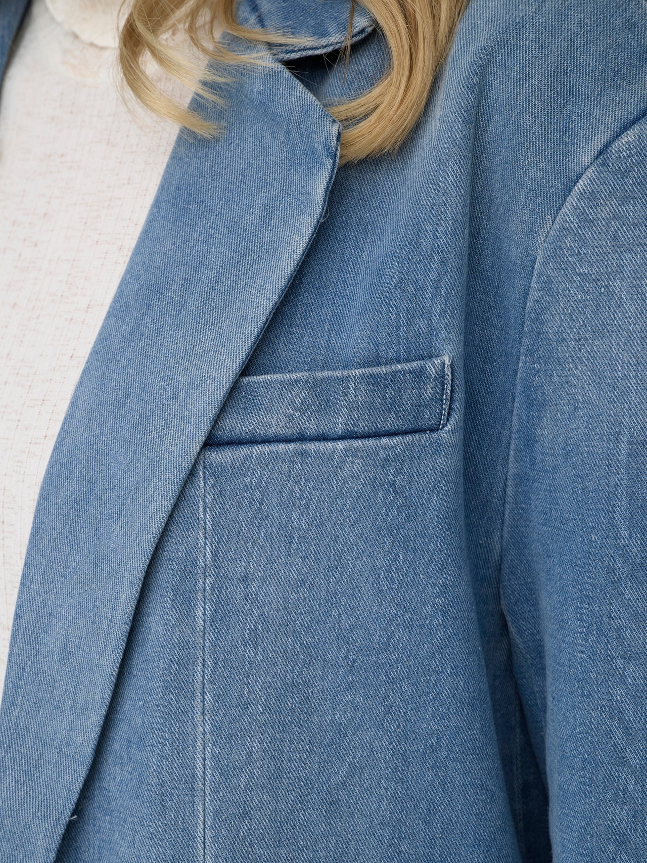 ONLY ONLCORY Švarkas -Light Blue Denim - 15338592