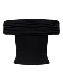 ONLY Regular fit Off-shoulder Top -Black - 15338616
