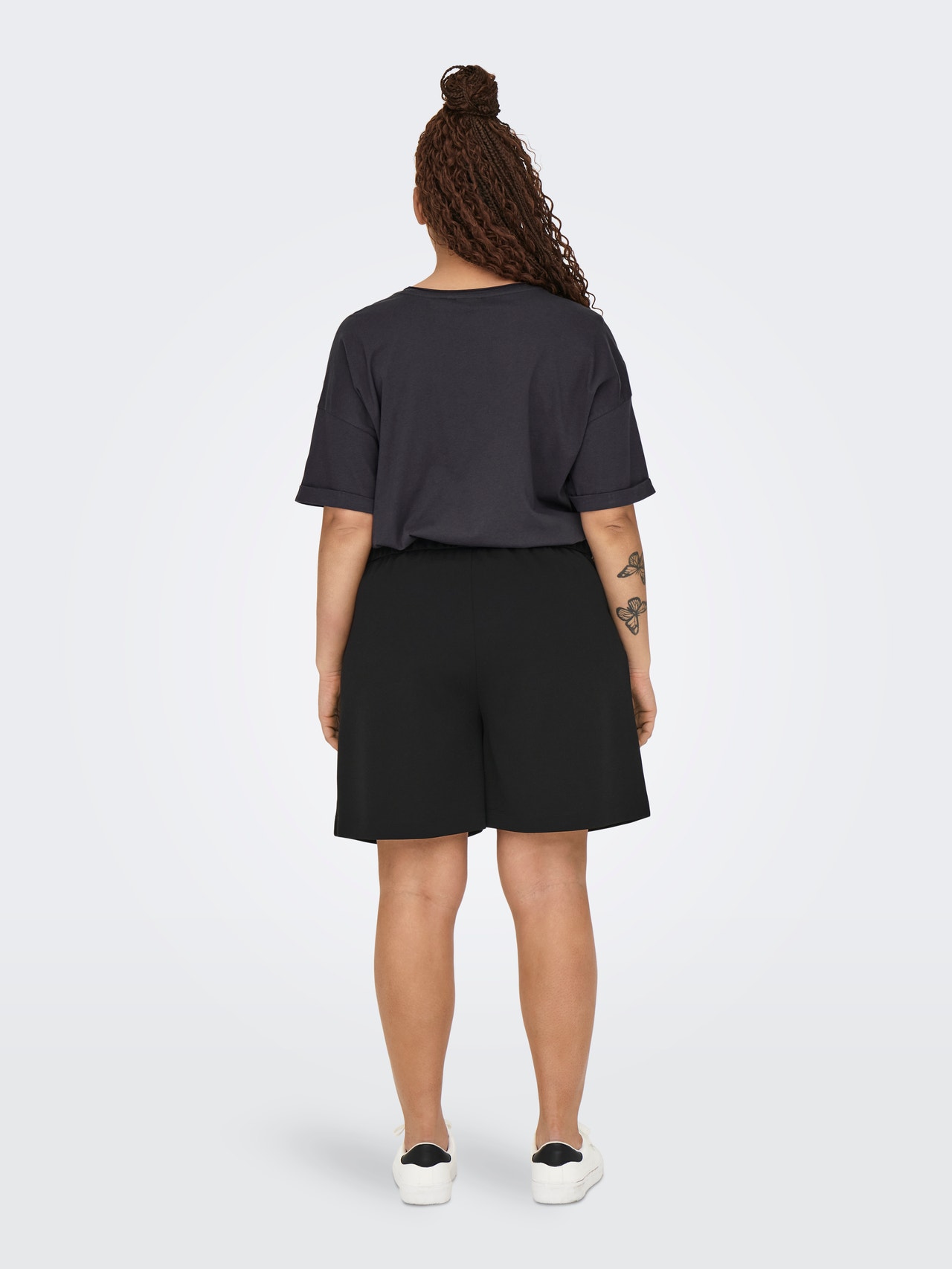 ONLY Curvy regular fit shorts -Black - 15338720