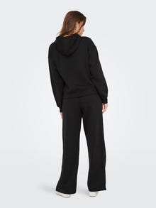 ONLY Redovno prianjanje Hoodie Elastične manžete Ispuštena ramena Majicu -Black - 15338730