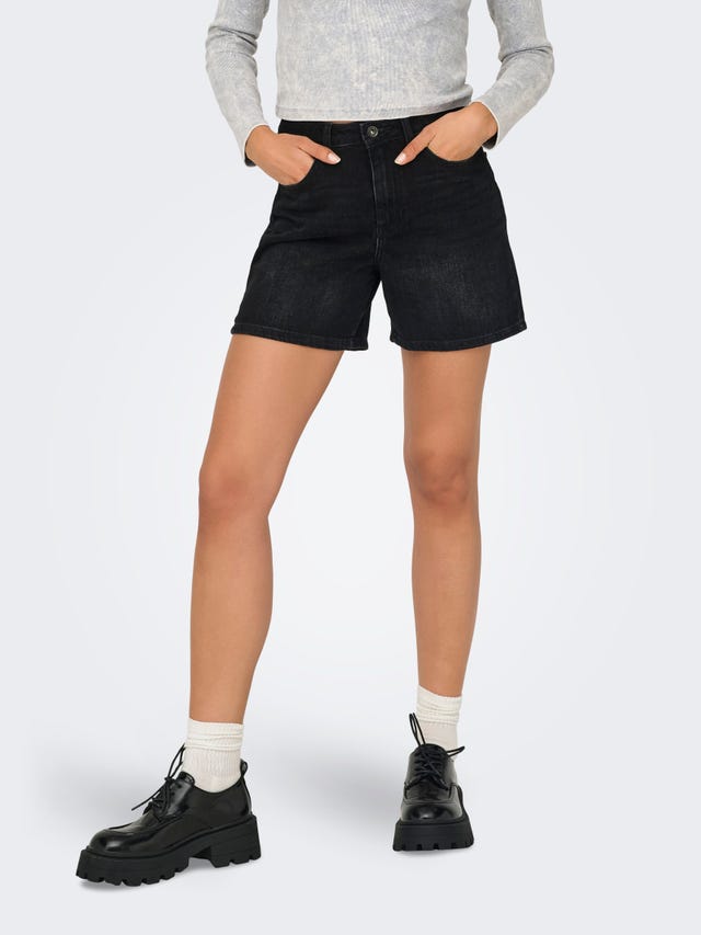 ONLY Short En Denim ONLVEGA Taille Haute Regular Fit Femme