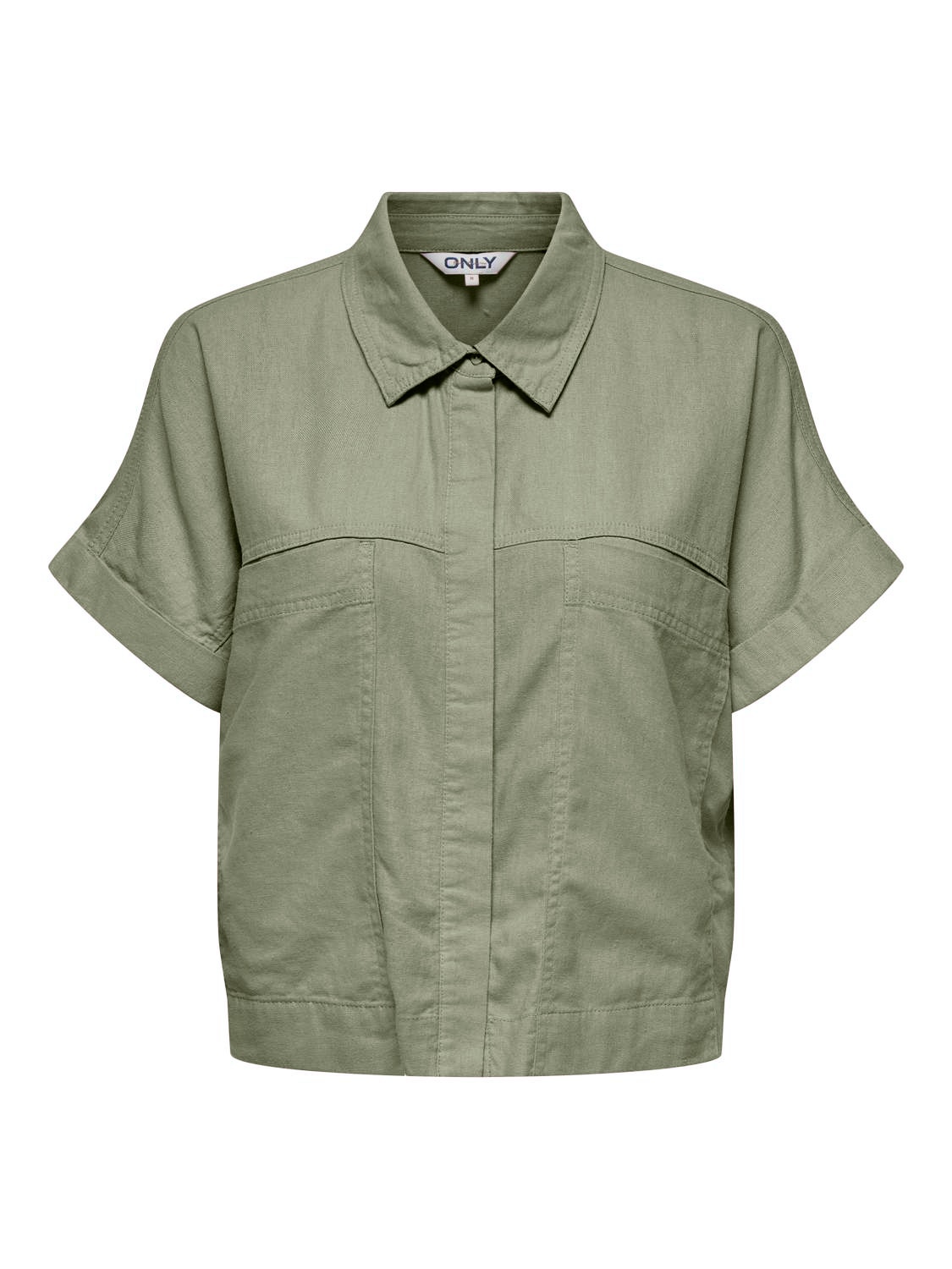 ONLY Kõrge vöökohaga lai lõige Särgikrae Särk -Tea - 15338744