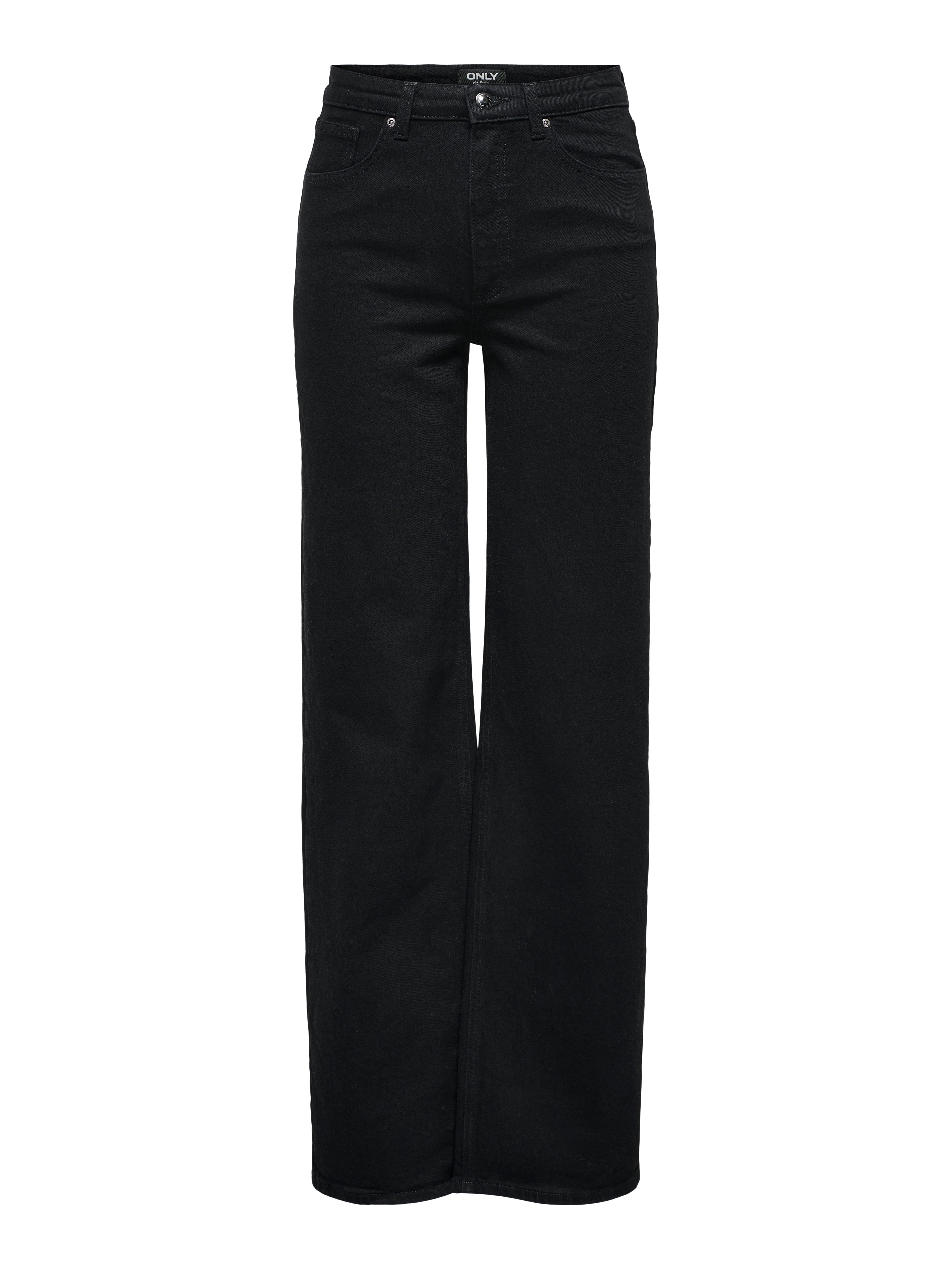 Thumbnail - Onljuicy Hohe Taille Weiter Beinschnitt Jeans