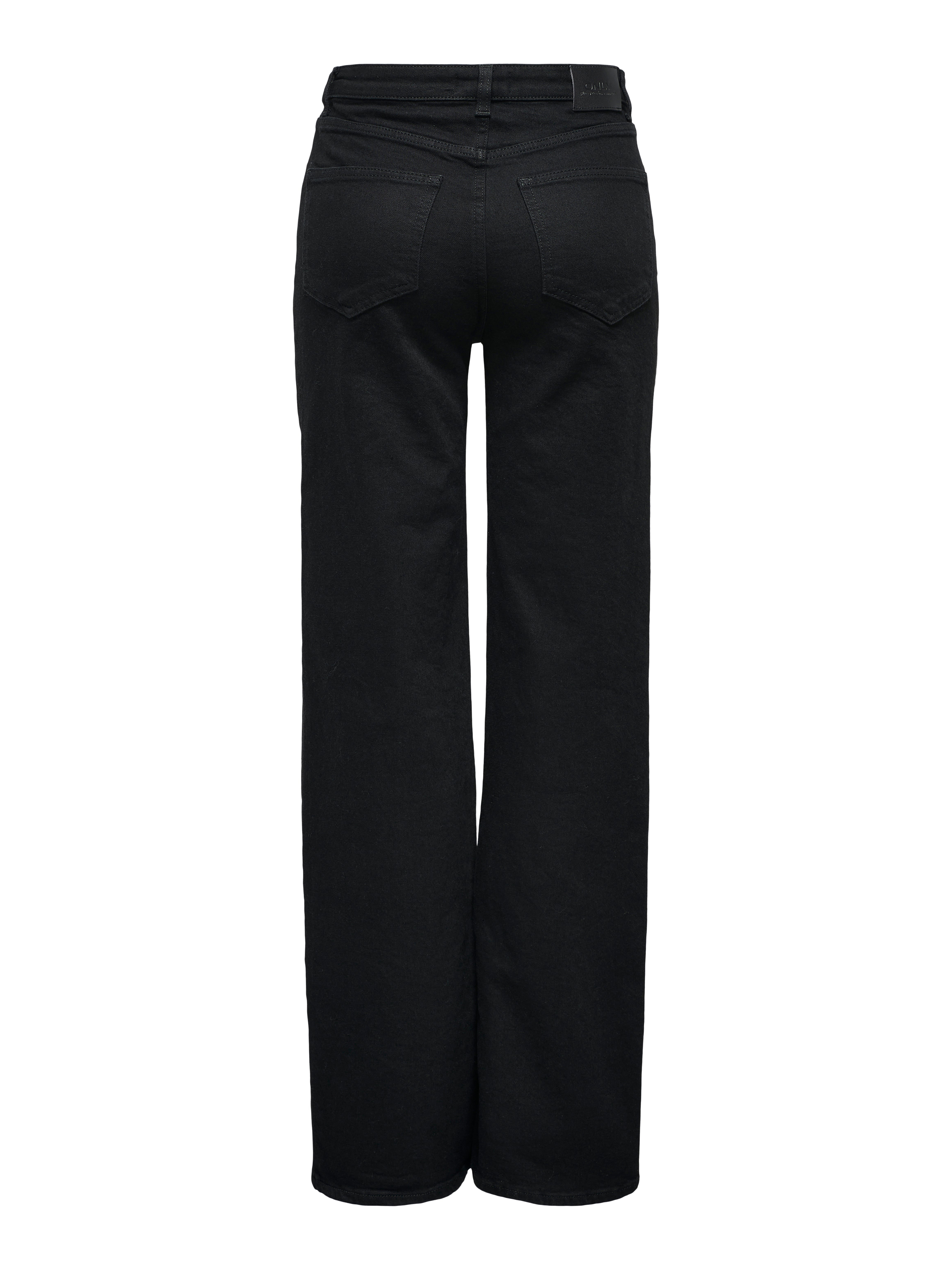 Thumbnail - Onljuicy Hohe Taille Weiter Beinschnitt Jeans