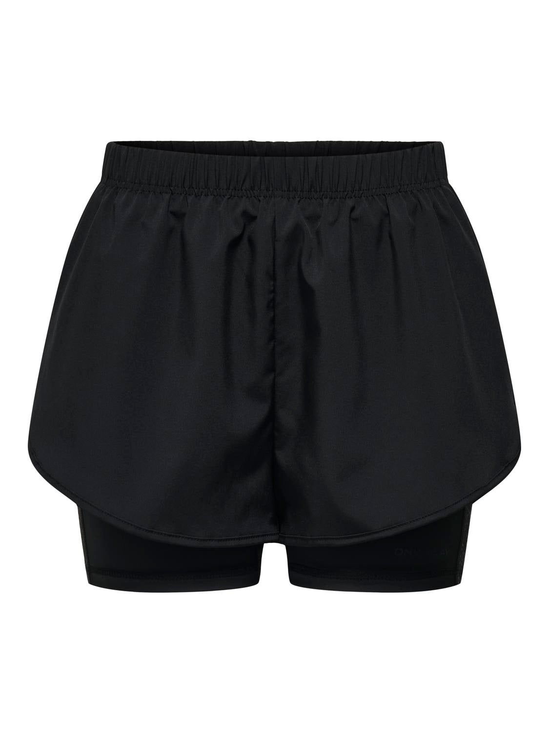 Onpalice-2 Hohe Taille Locker Geschnitten Trainingsshorts