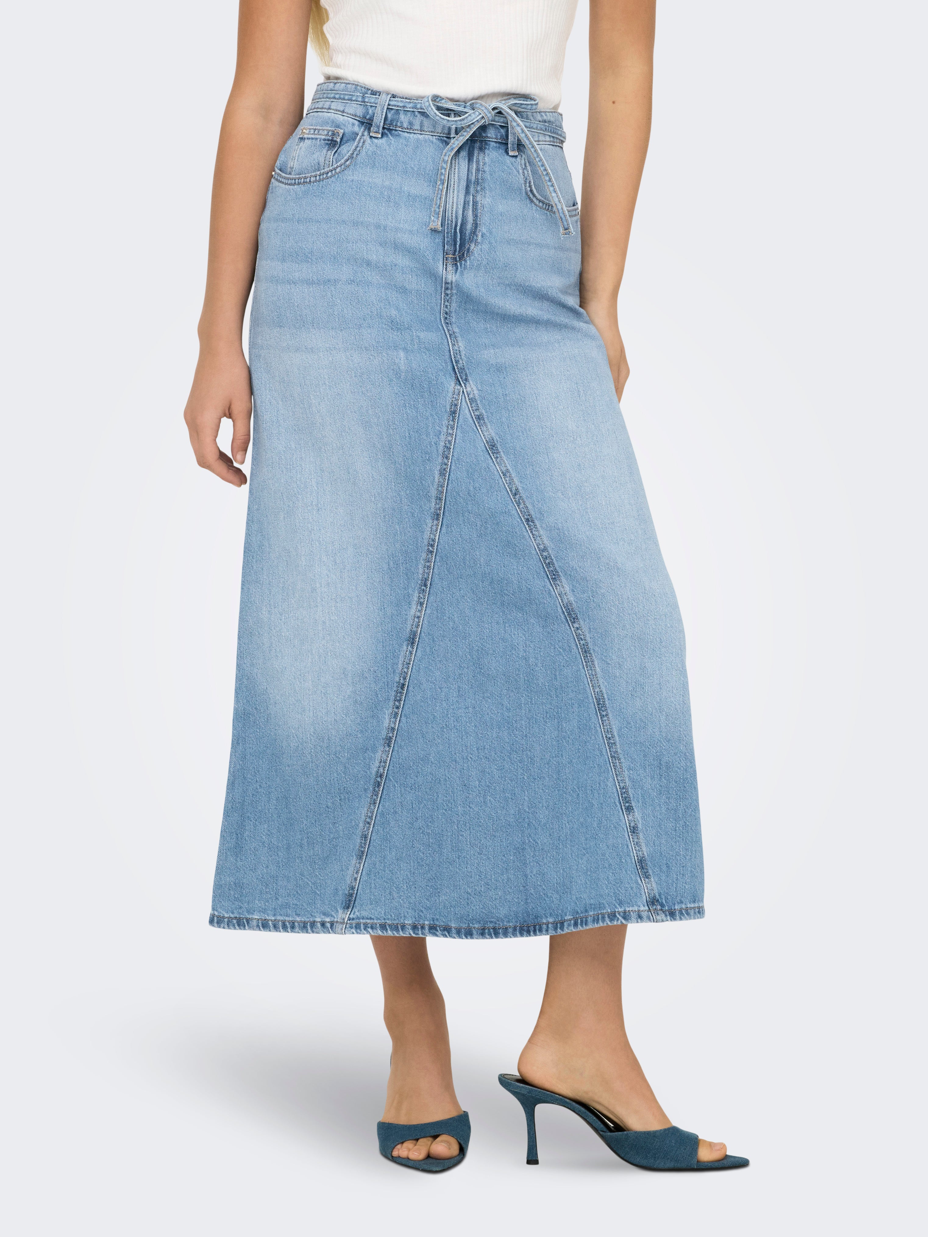 Thumbnail - Onlsophia Denim Midirock