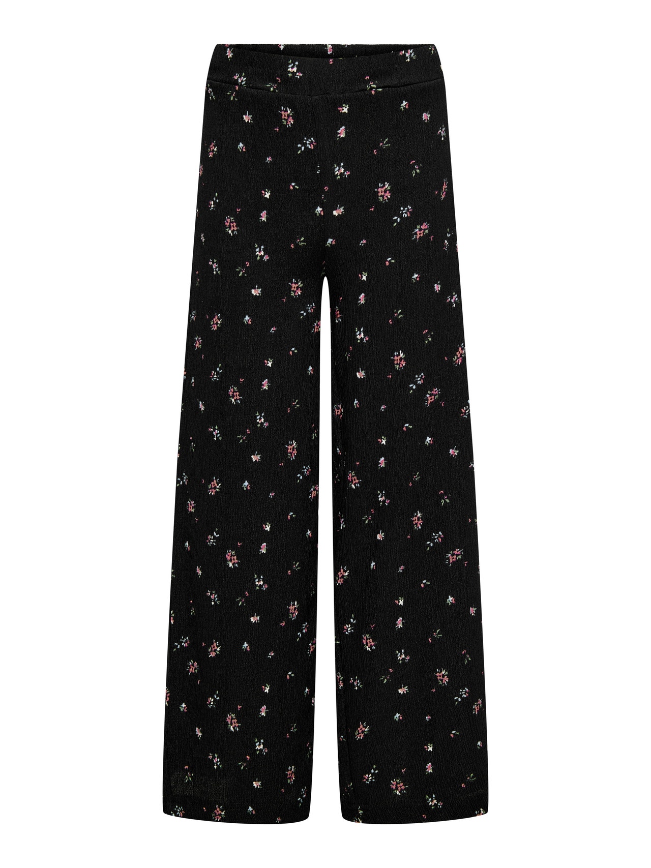 ONLY KOGNANCY Wide Leg Fit Wide-leg trousers -Black - 15339137