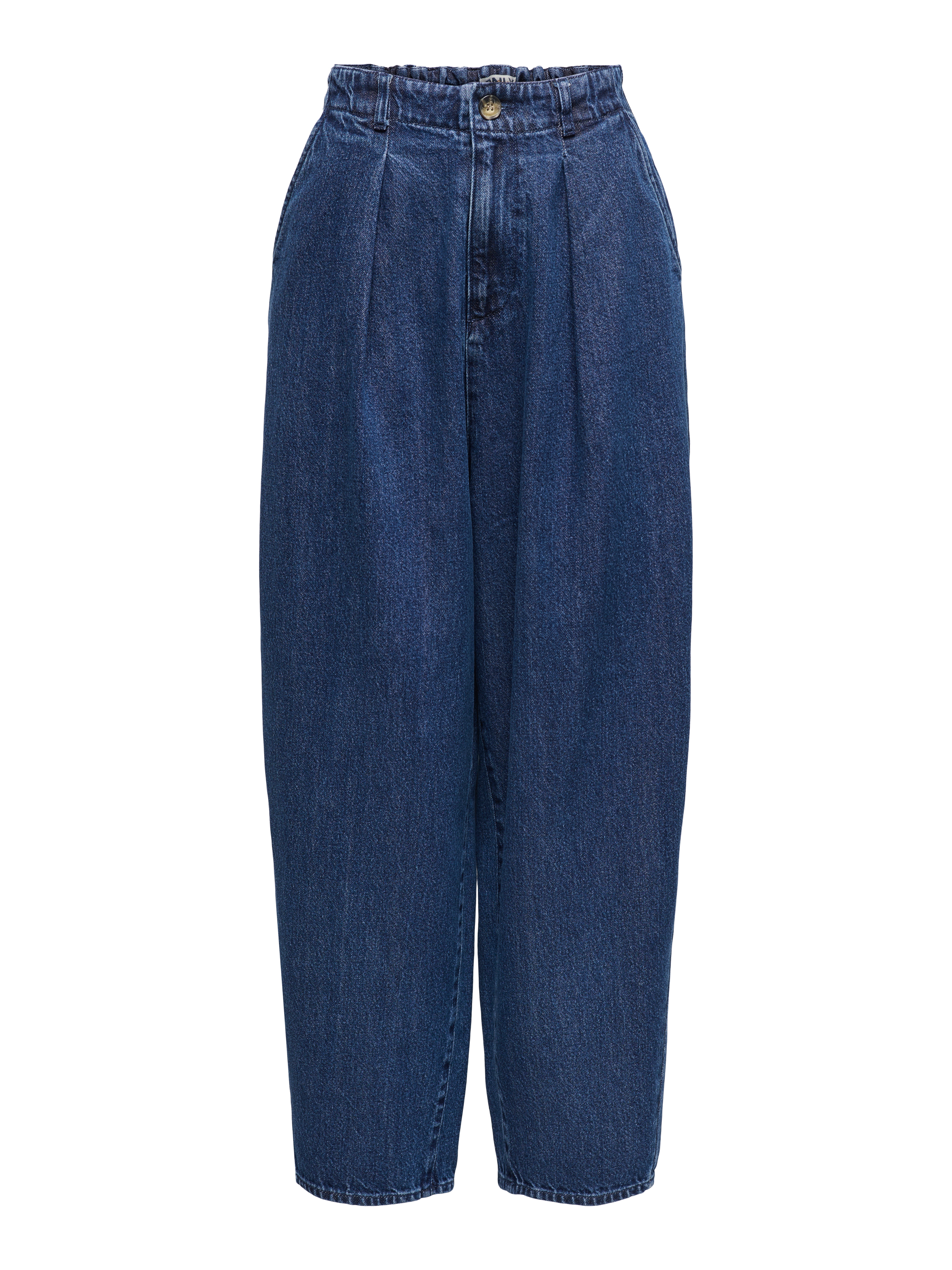 【TWN】23SS★ Moderate Thin Balloon Denim Pants Przeglądaj Niebieski sprany - 100% Cotton Balloon Barrel