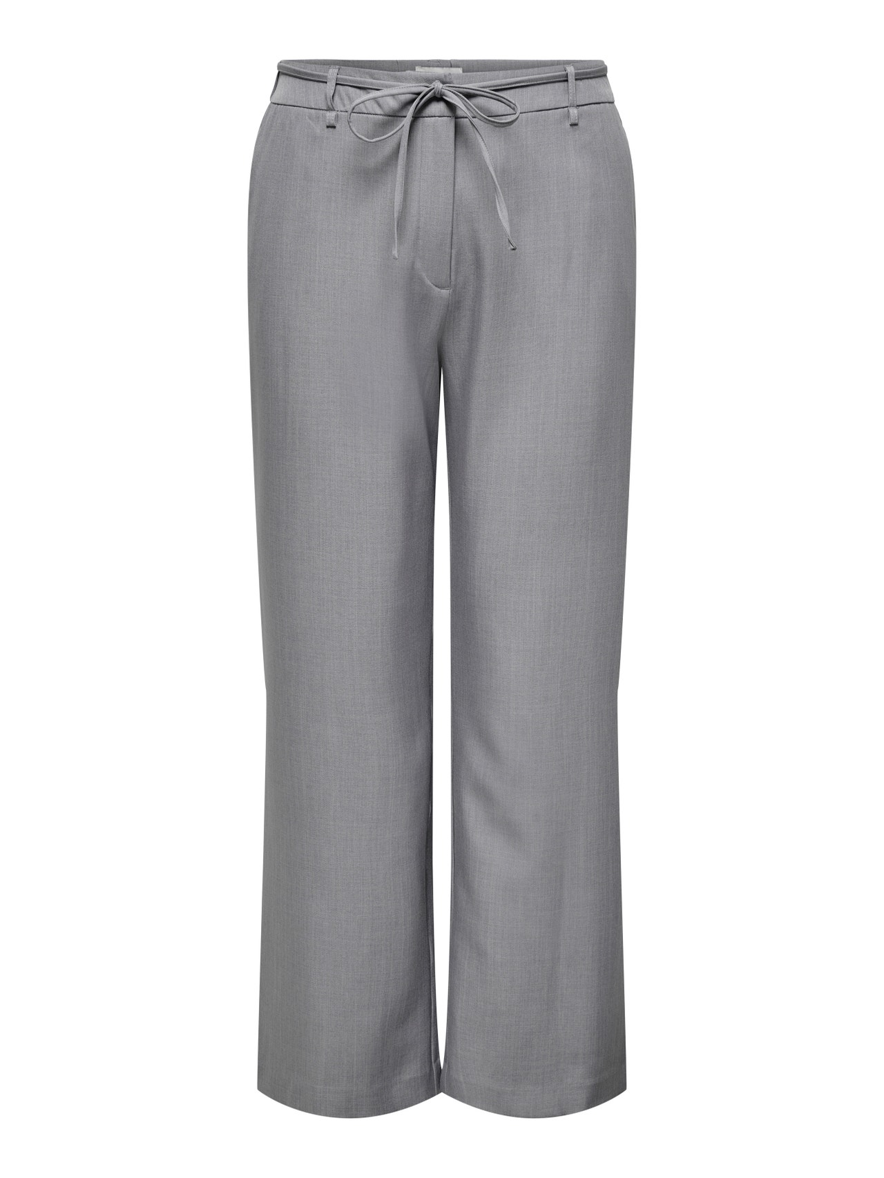 CARMARINE Straight Fit Skreddersydde bukser | Lys grå | ONLY®