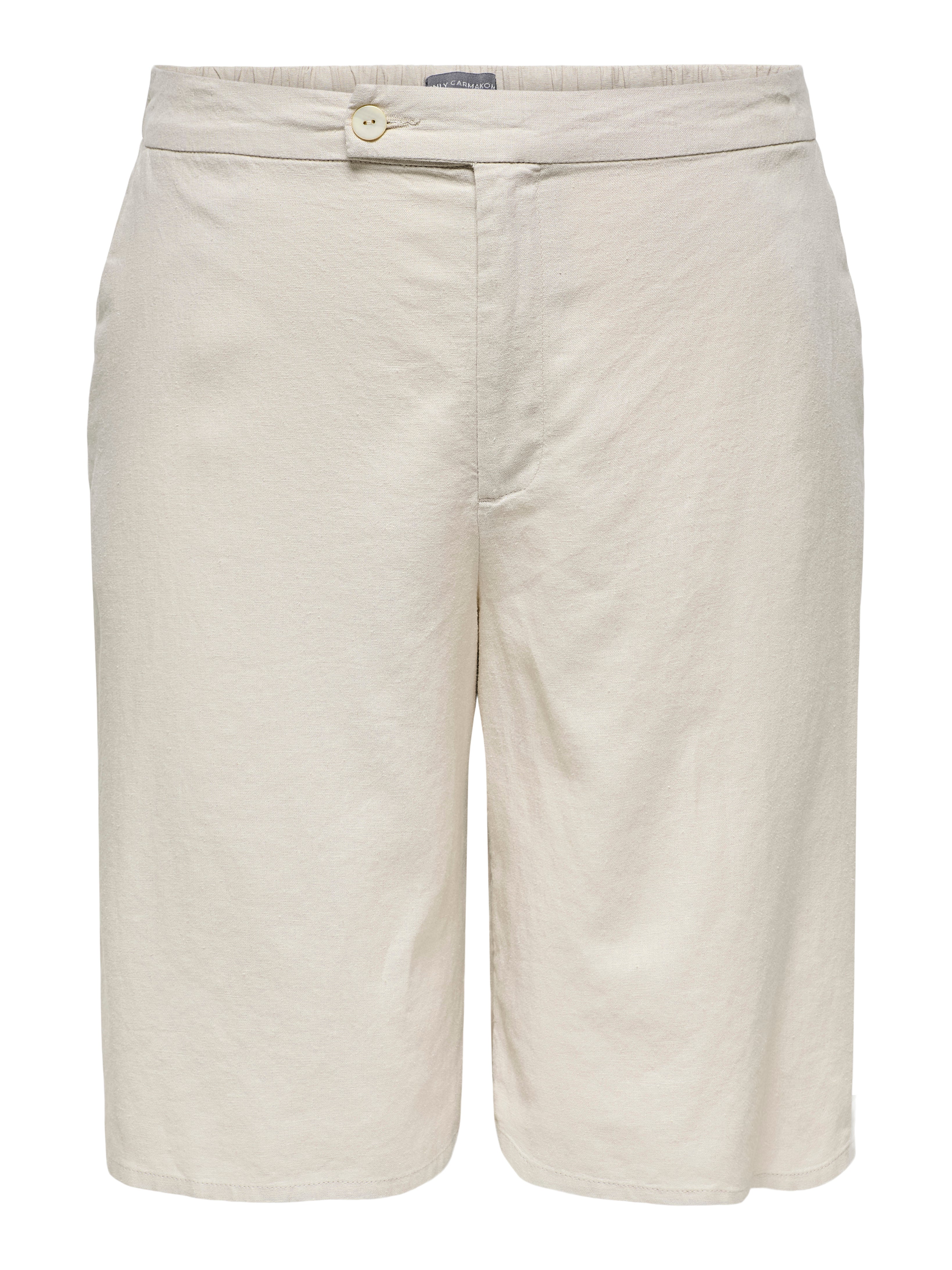 Thumbnail - Carcaro Hohe Taille Normal Geschnitten Bermuda Shorts