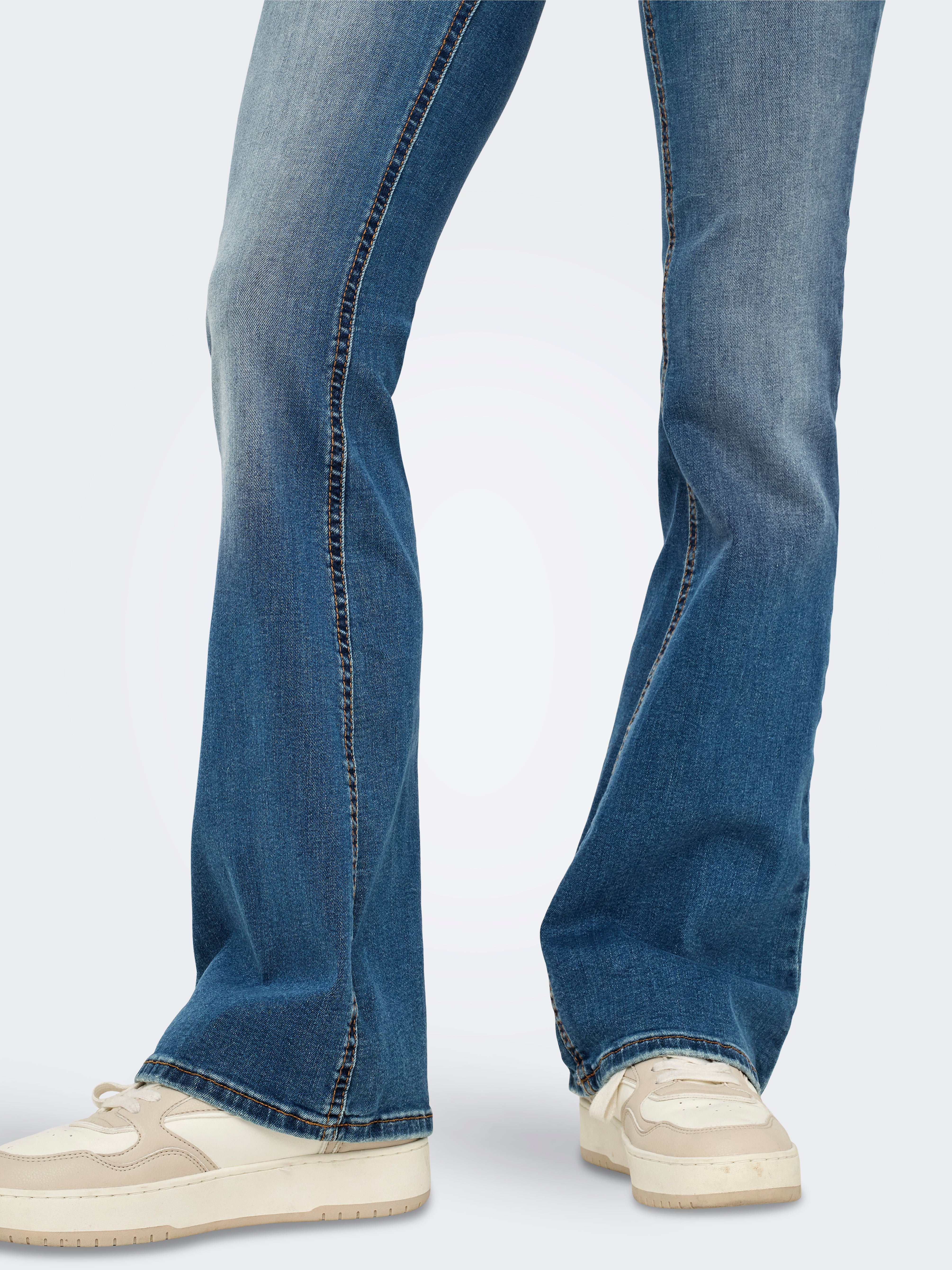 Thumbnail - Onlblush Mittlere Taille Ausgestellt Jeans
