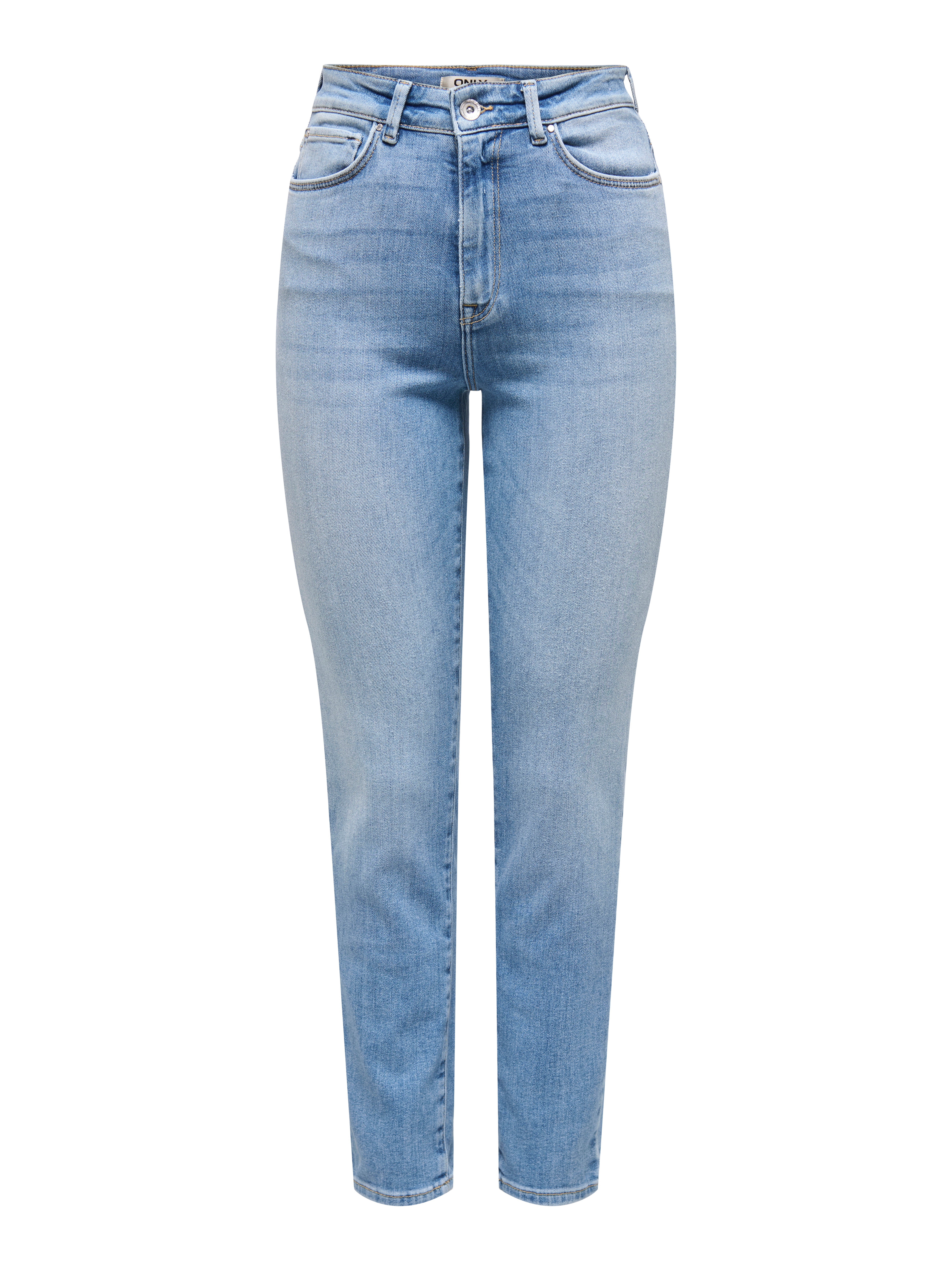 Thumbnail - Onlemily Hohe Taille Gerade Geschnitten Jeans