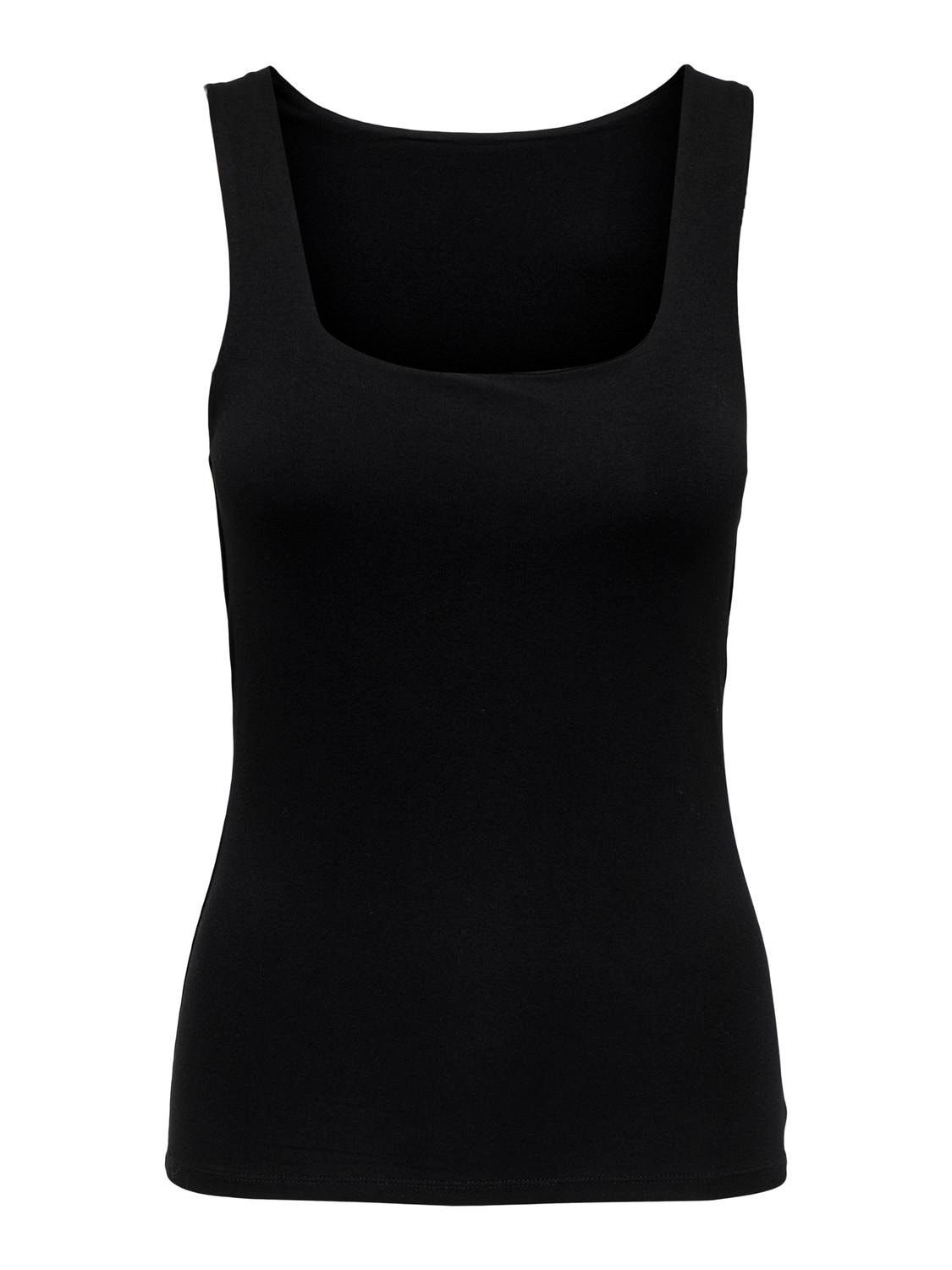 ONLY Reverseable sleeveless top -Black - 15339573