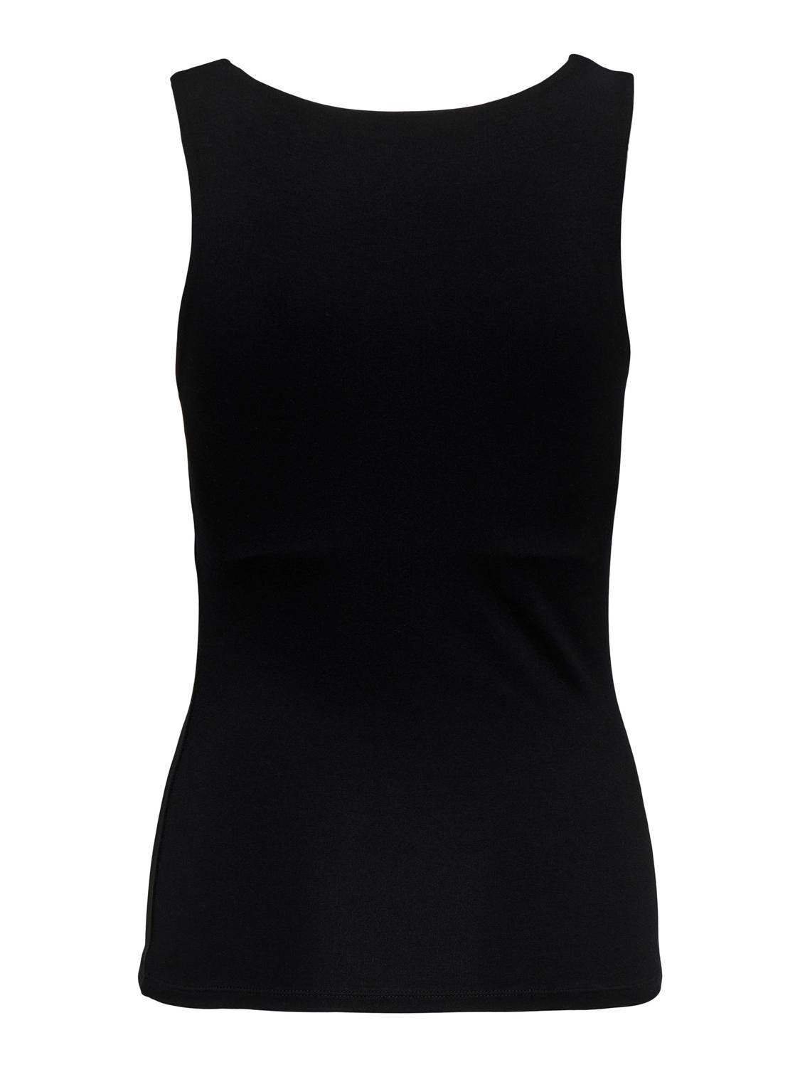 ONLY Reverseable sleeveless top -Black - 15339573