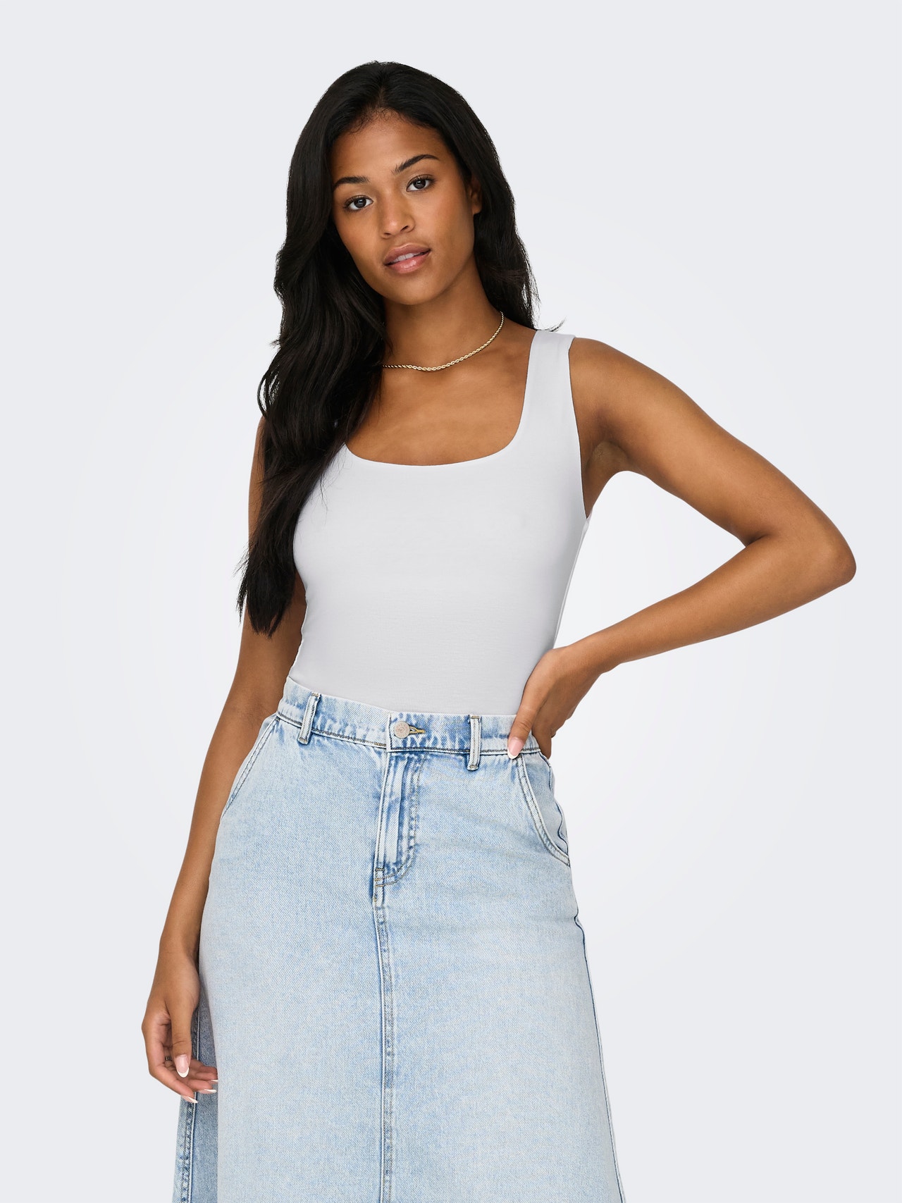 ONLY Reverseable sleeveless top -White - 15339573