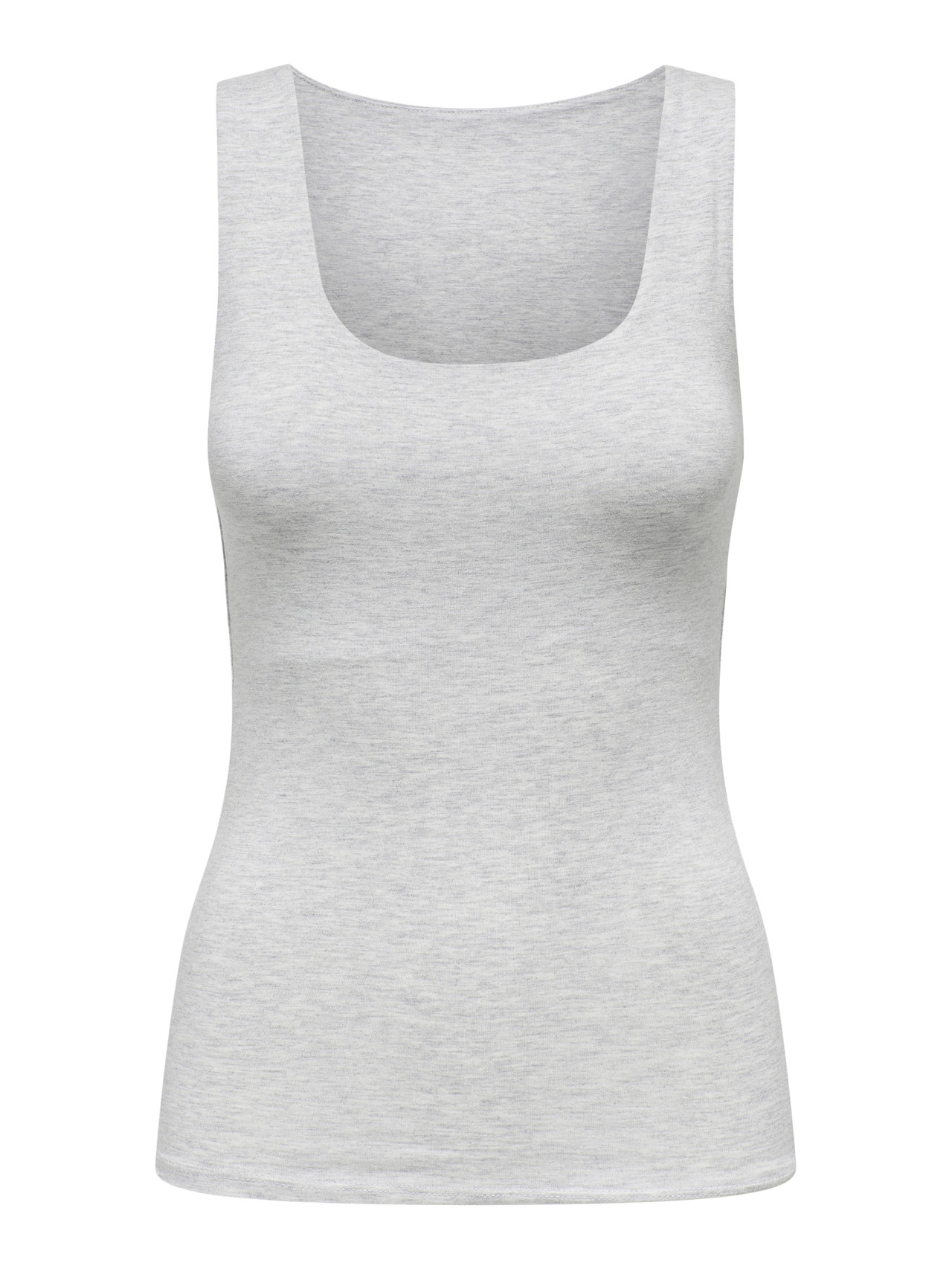 ONLY Reverseable sleeveless top -Light Grey Melange - 15339573
