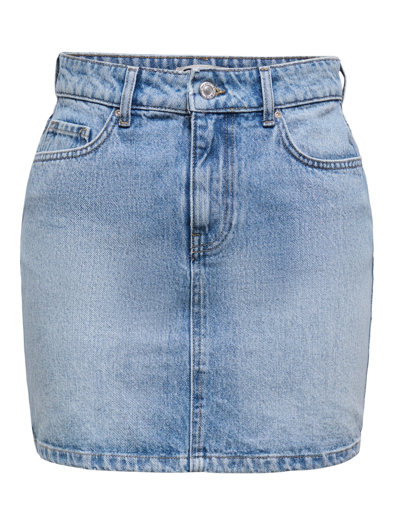 ONLY Falda corta -Light Blue Denim - 15339630