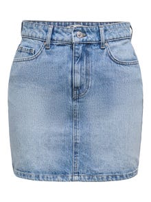 ONLY Jupe courte -Light Blue Denim - 15339630