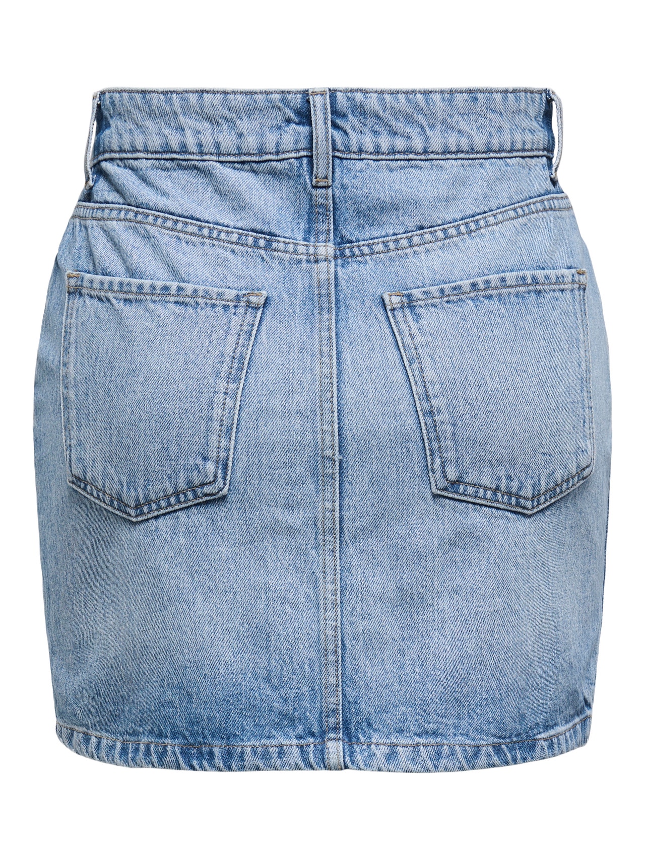 ONLY Kurzer Rock -Light Blue Denim - 15339630