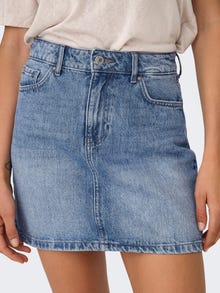 ONLY Mini denim skirt -Light Blue Denim - 15339630