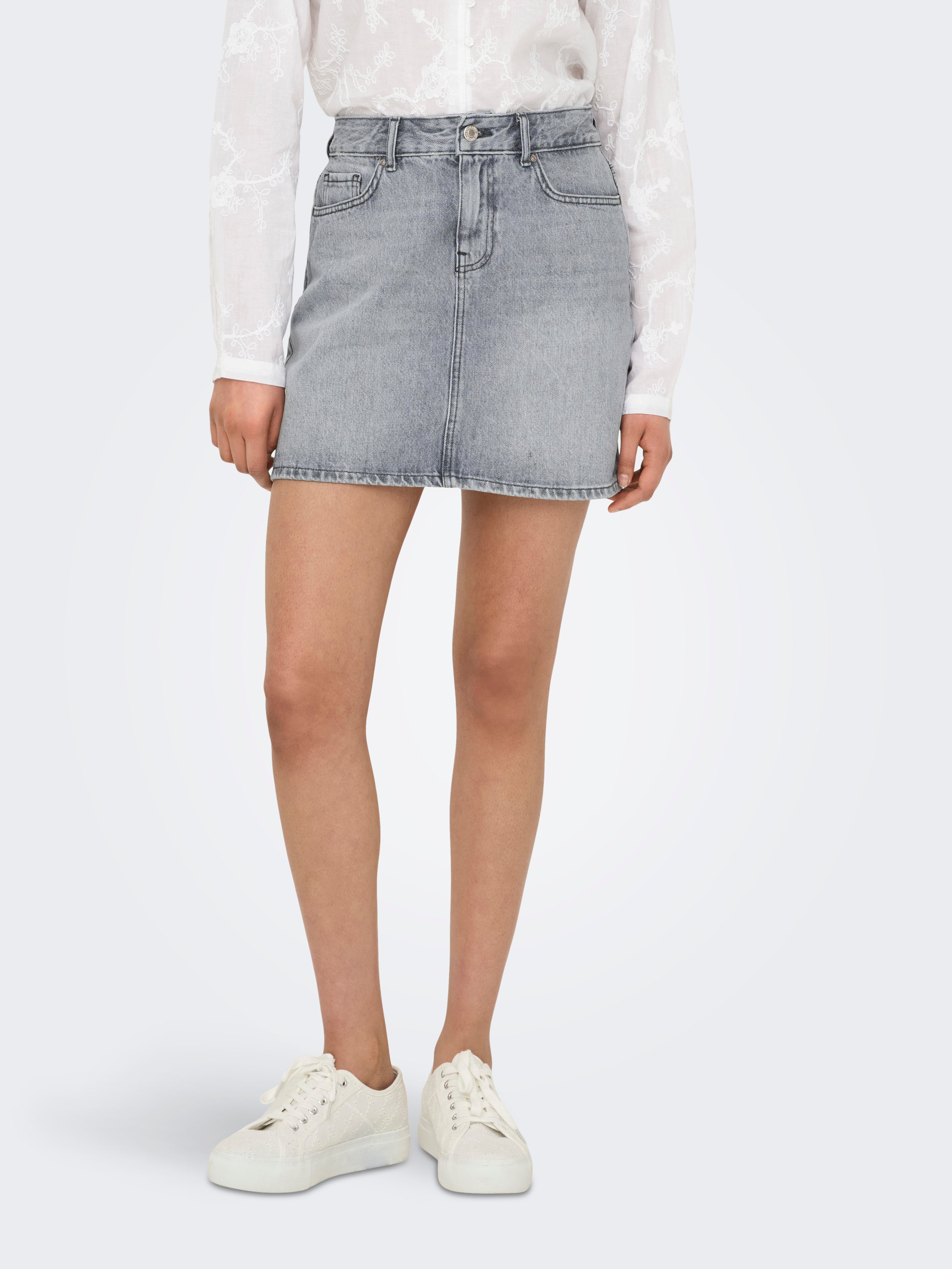 Thumbnail - Onlstella Denim Kurzer Rock