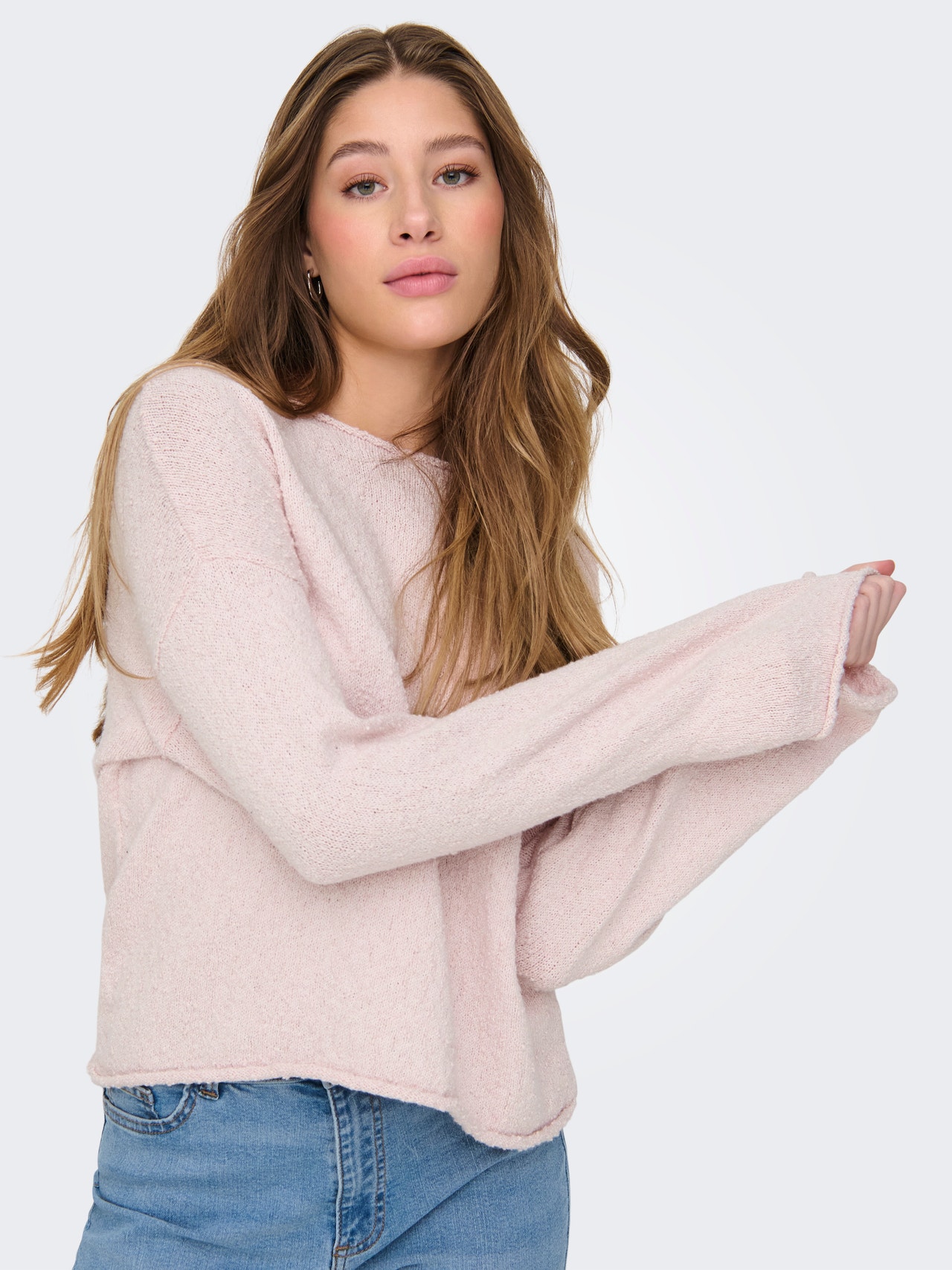 ONLY ONLALVILDA Megztinis -Rose Smoke - 15339651