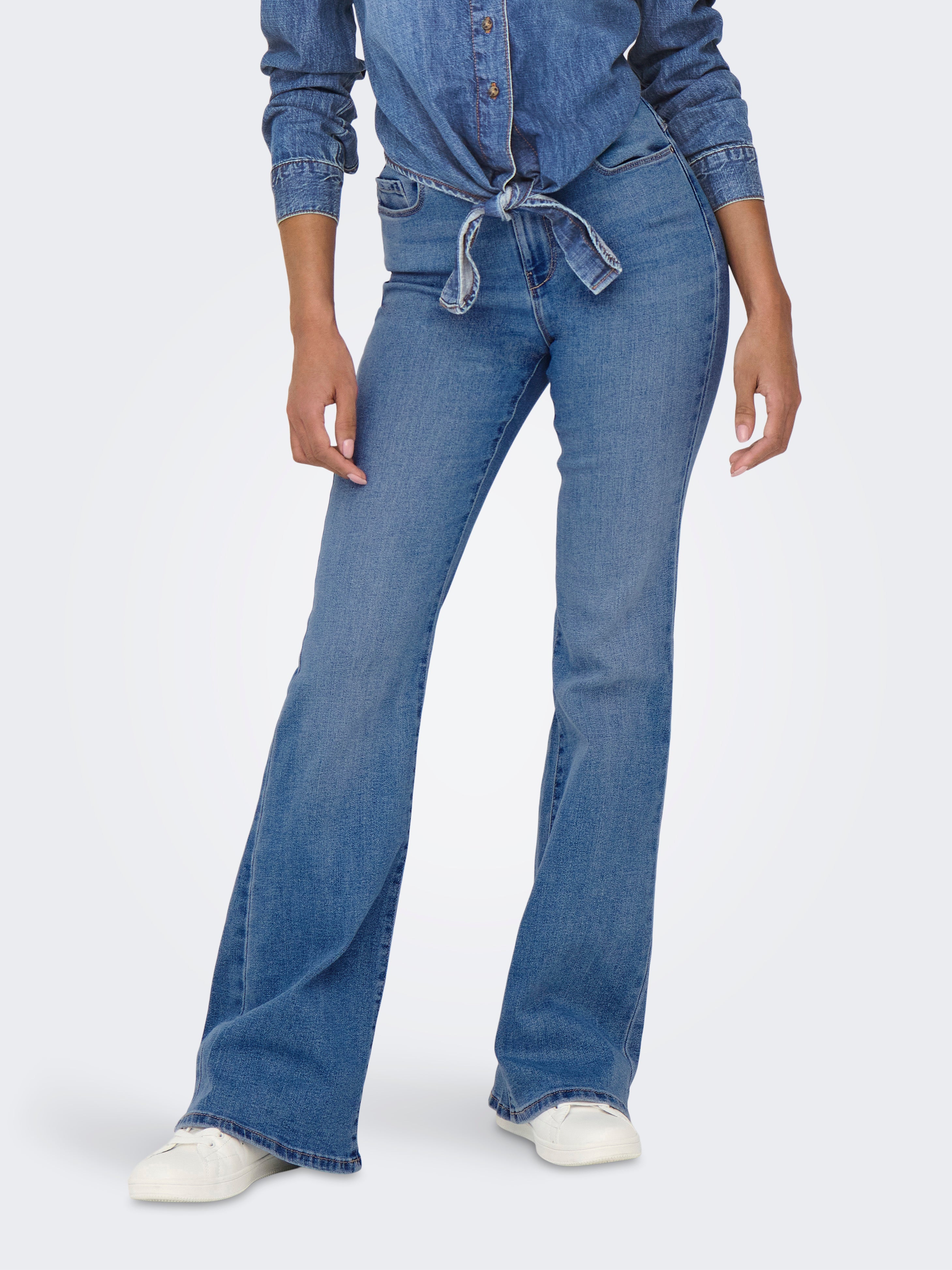 Onlhenni Hohe Taille Flared Jeans