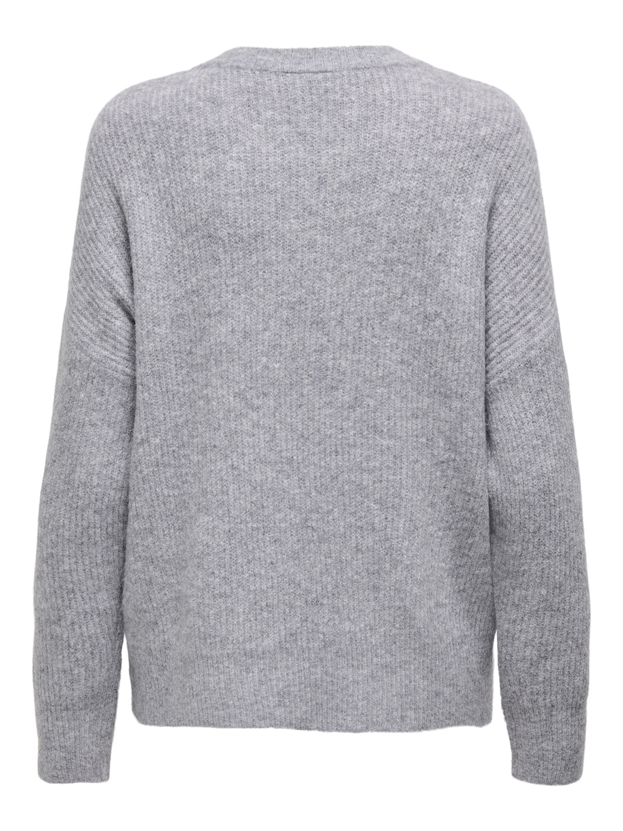 ONLY ONLJERICO Knitted pullover -Grey Melange - 15339731