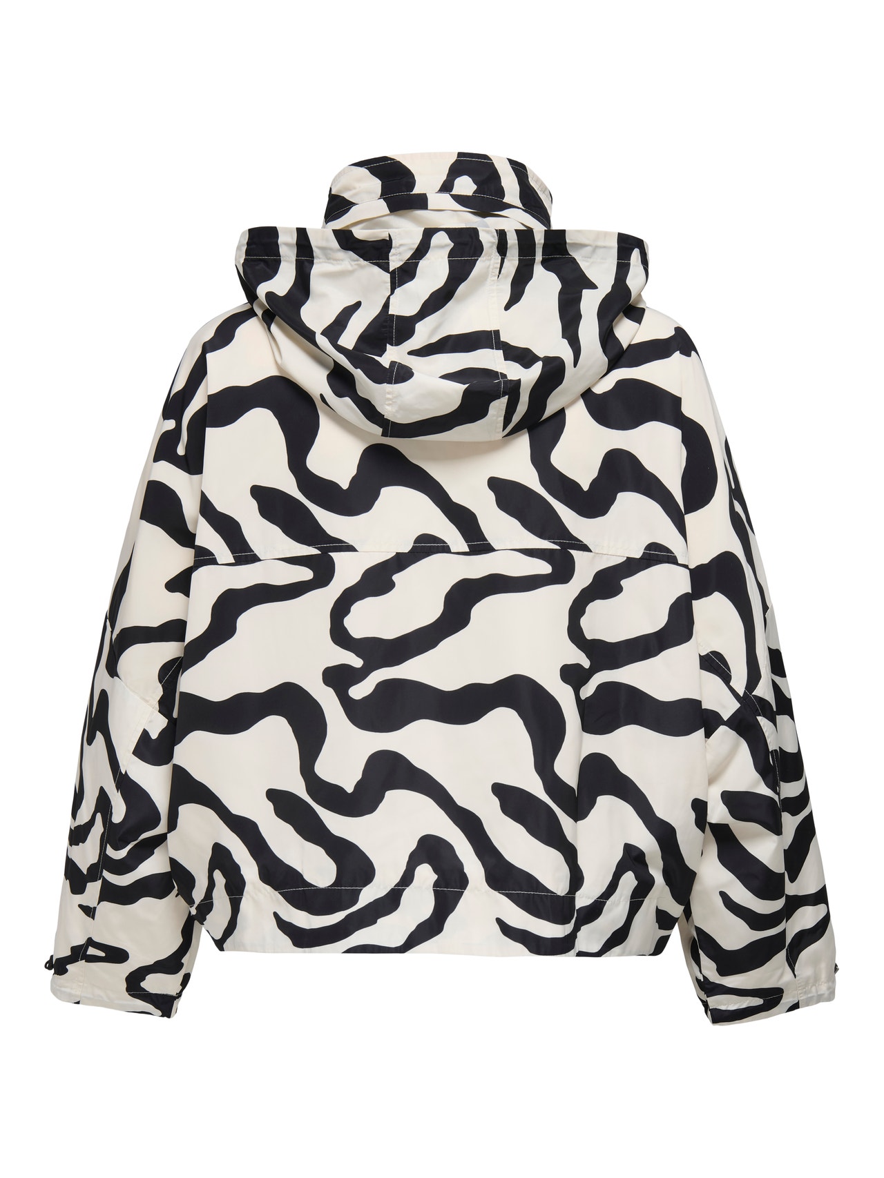 ONLY Hood w. Regulacija žica KRIVULJA Manžete s elastičnim vezom Jakna -Birch - 15339816