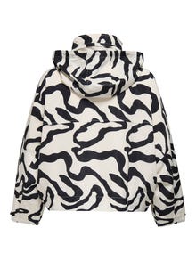 ONLY Hood w. Regulacija žica KRIVULJA Manžete s elastičnim vezom Jakna -Birch - 15339816