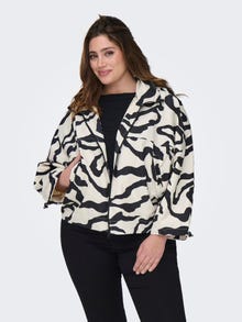 ONLY Hood w. Regulacija žica KRIVULJA Manžete s elastičnim vezom Jakna -Birch - 15339816