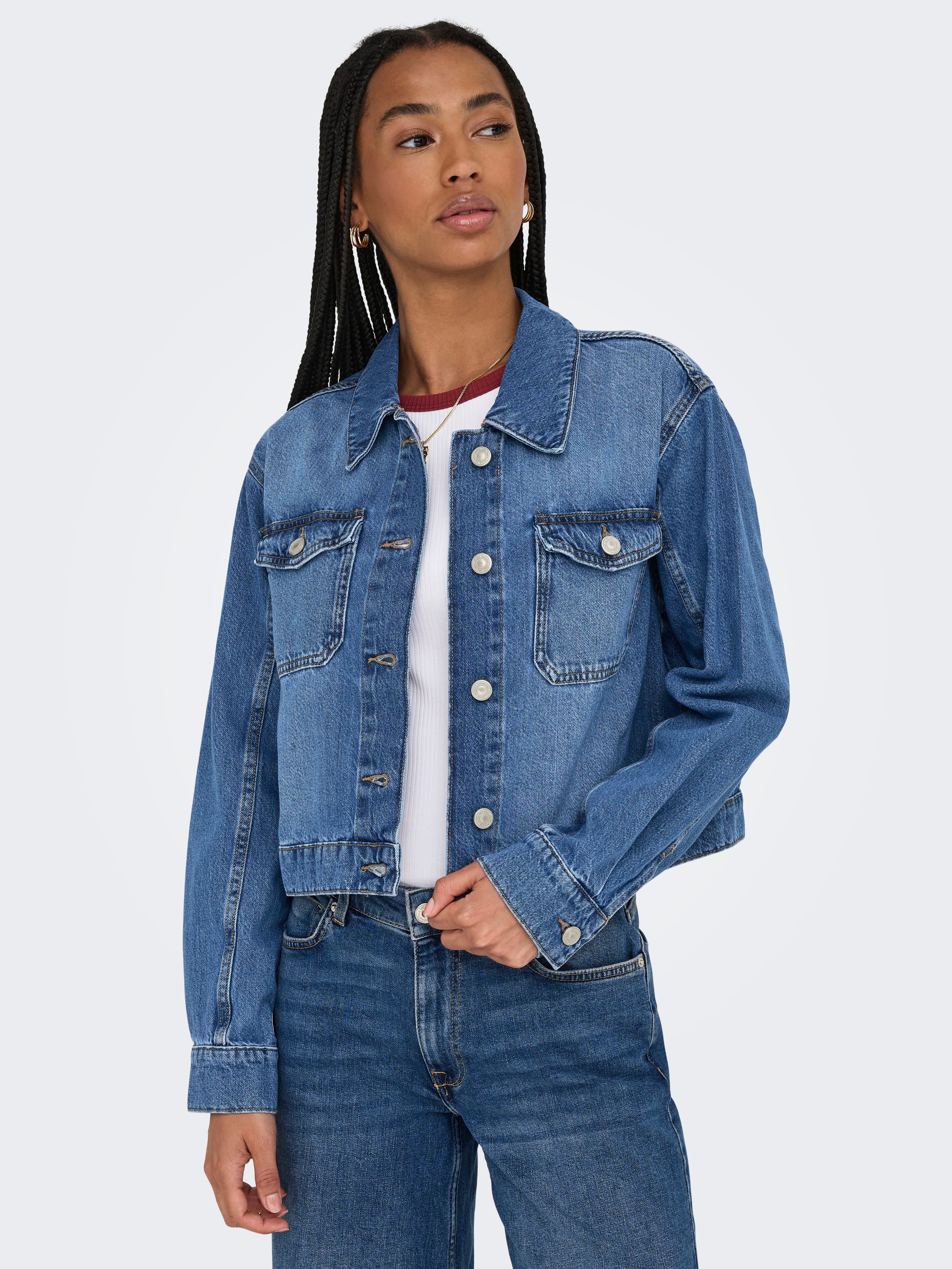 Asos Design Jeansjacke Mit Kapuze Jeansjacke Herren Ozonee Jacke