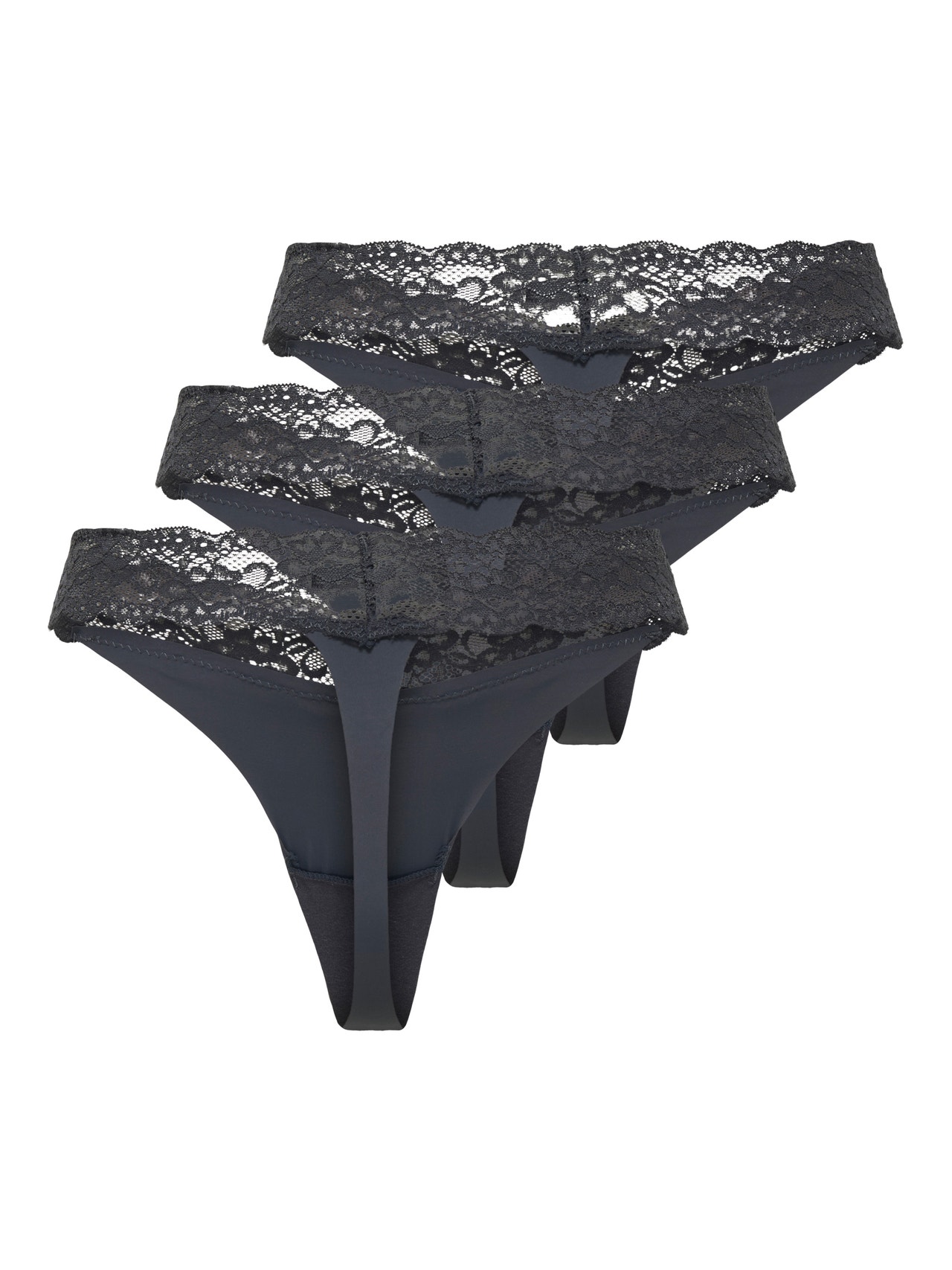 ONLY ONLCHLOE 3-pack Thong -Periscope - 15340169