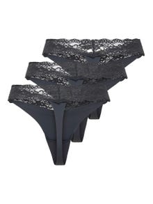 ONLY ONLCHLOE 3-pack Thong -Periscope - 15340169
